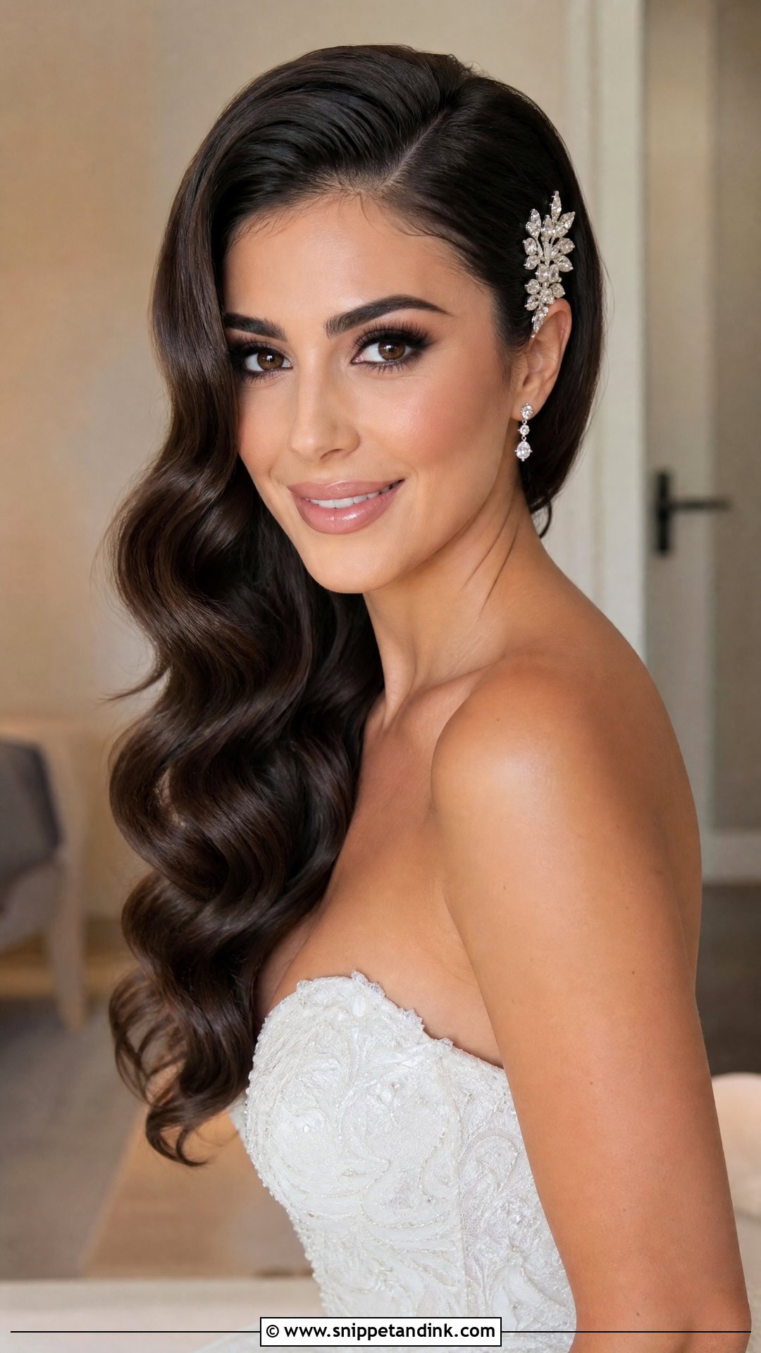 Bride Hollywood Waves Tutorial - Snippet and Ink - 15 Bride Hair Tutorial Ideas