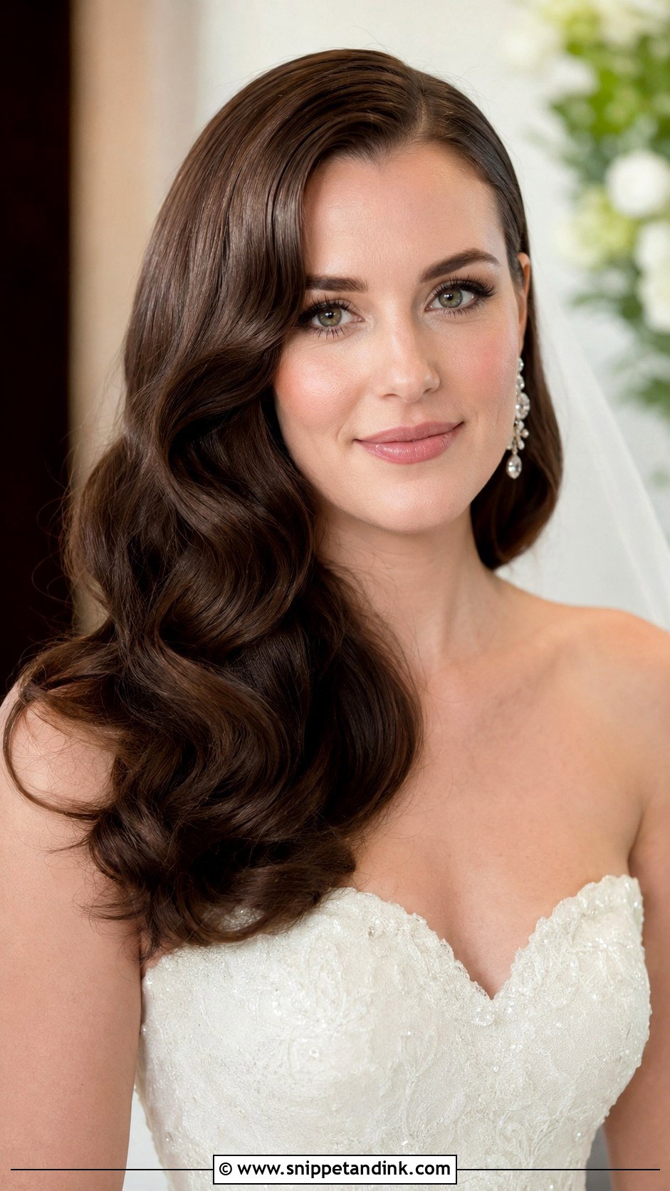 Bride Hollywood Waves - Snippet and Ink - 15 Modern Bride Hair Ideas