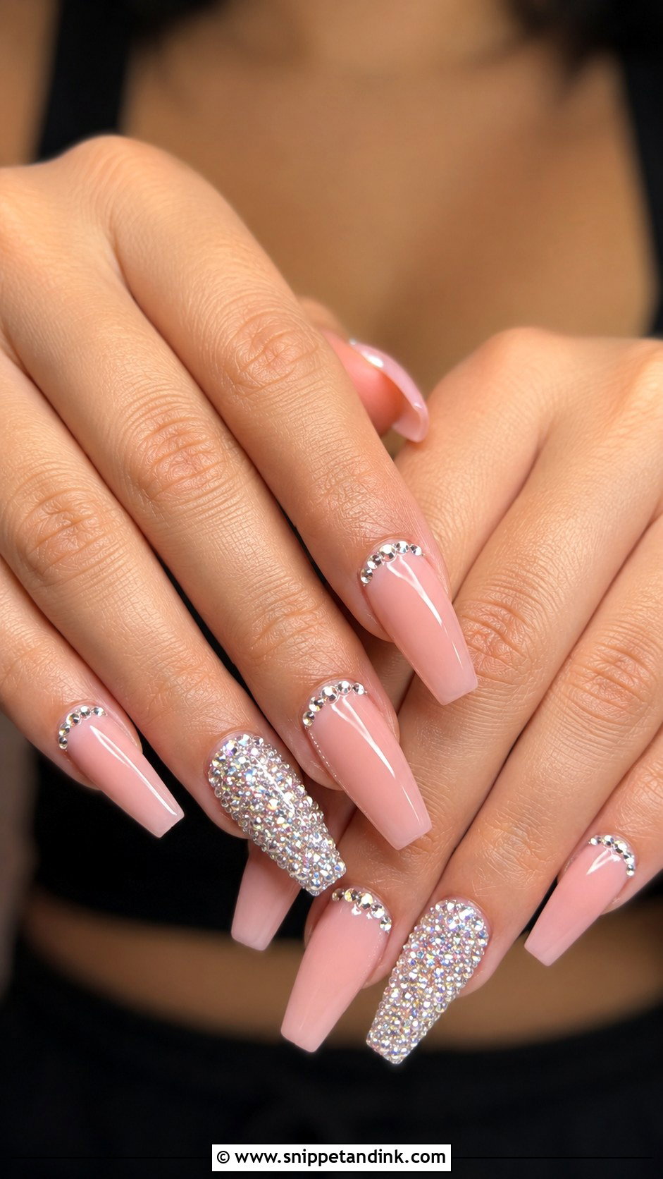 Bride Letter Bachelorette Nails - Snippet and Ink - 30 Bachelorette Nails the Bride