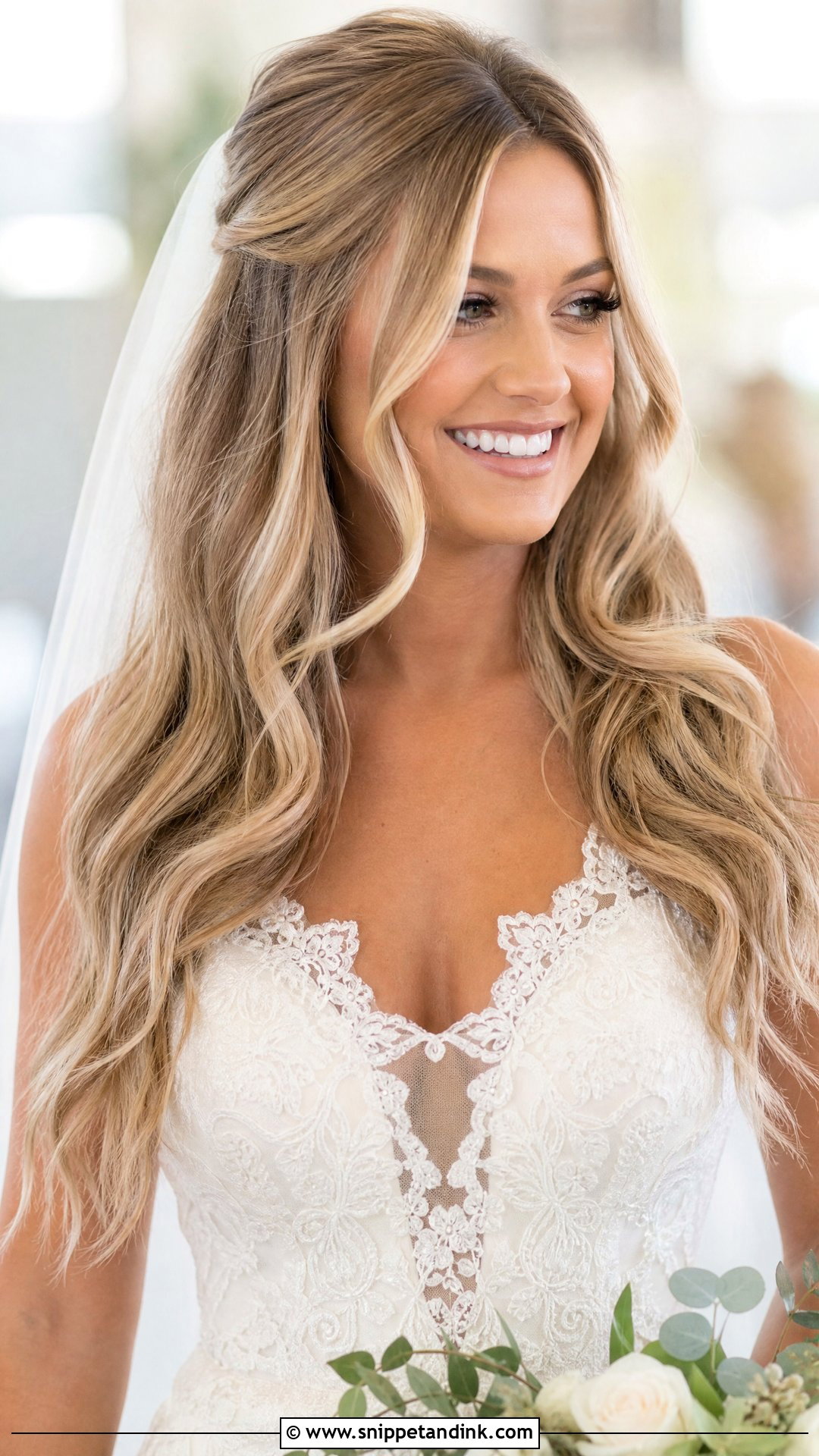 Bride Loose Curls For Long Hair - Snippet and Ink - 15 Bride Hairdos for Long Hair