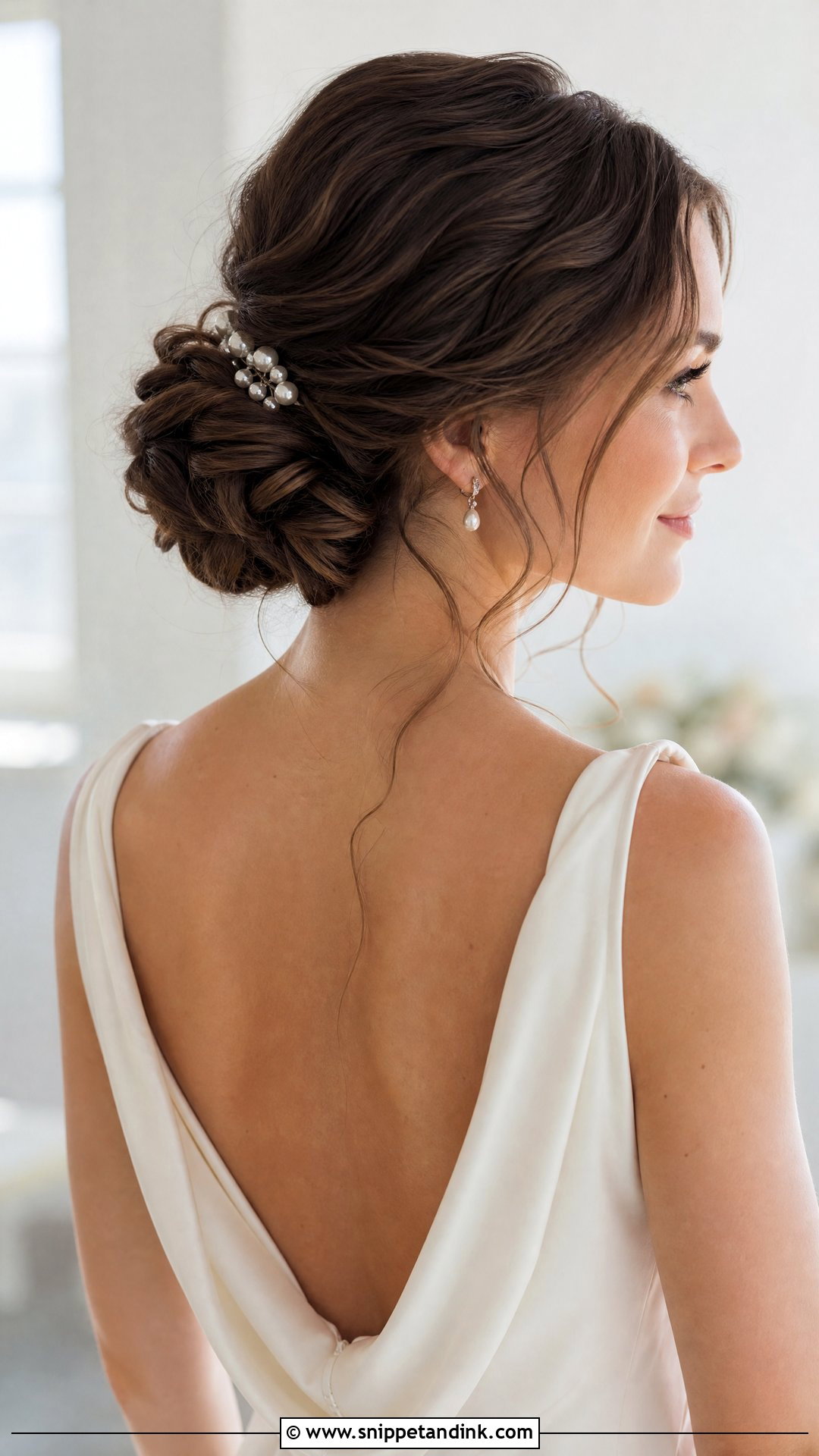 Bride Low Chignon For Long Hair - Snippet and Ink - 15 Bride Hairdos for Long Hair