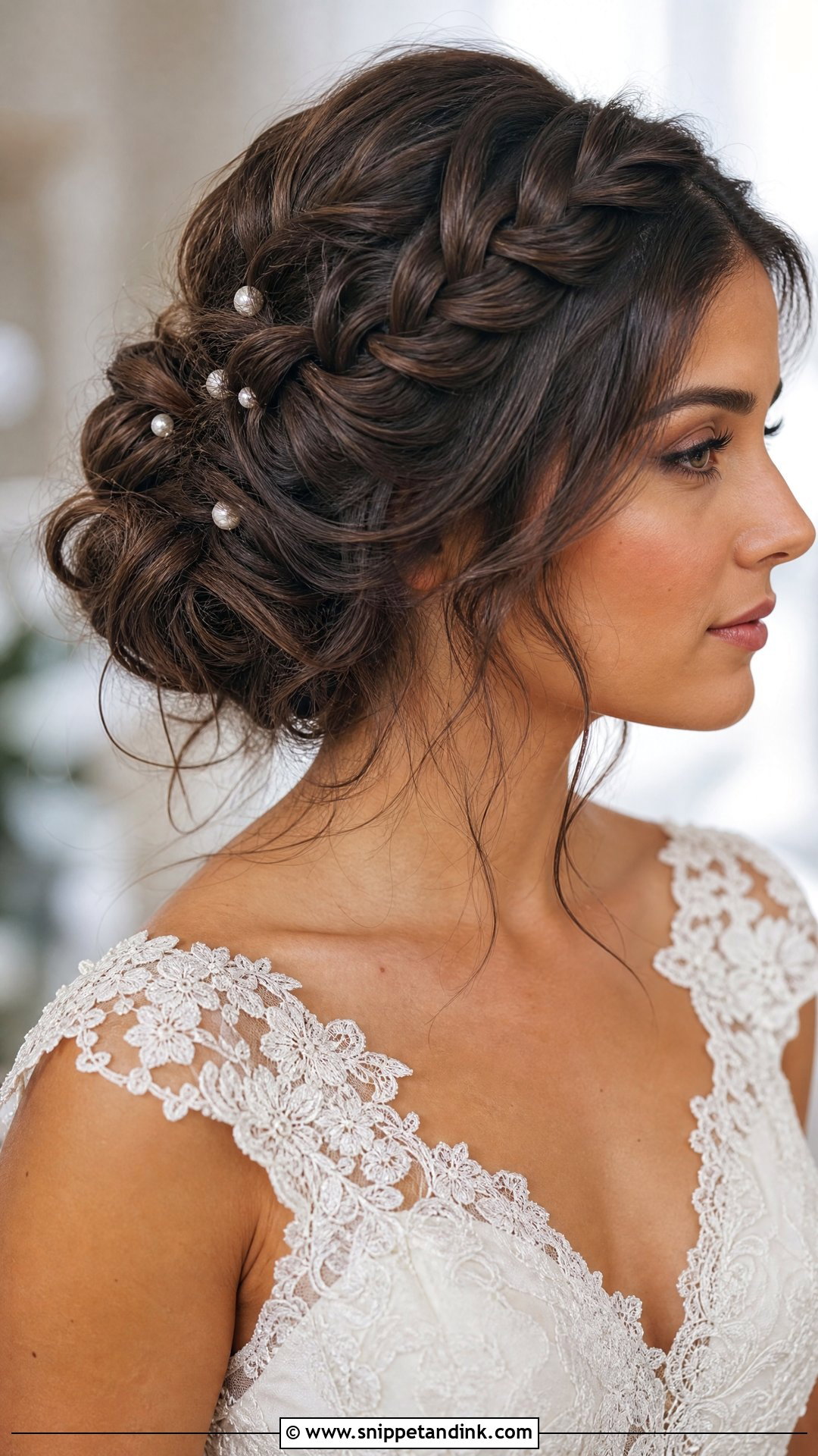Bride Messy Braided Updo - Snippet and Ink - 15 Bride Messy Updo Hairstyles