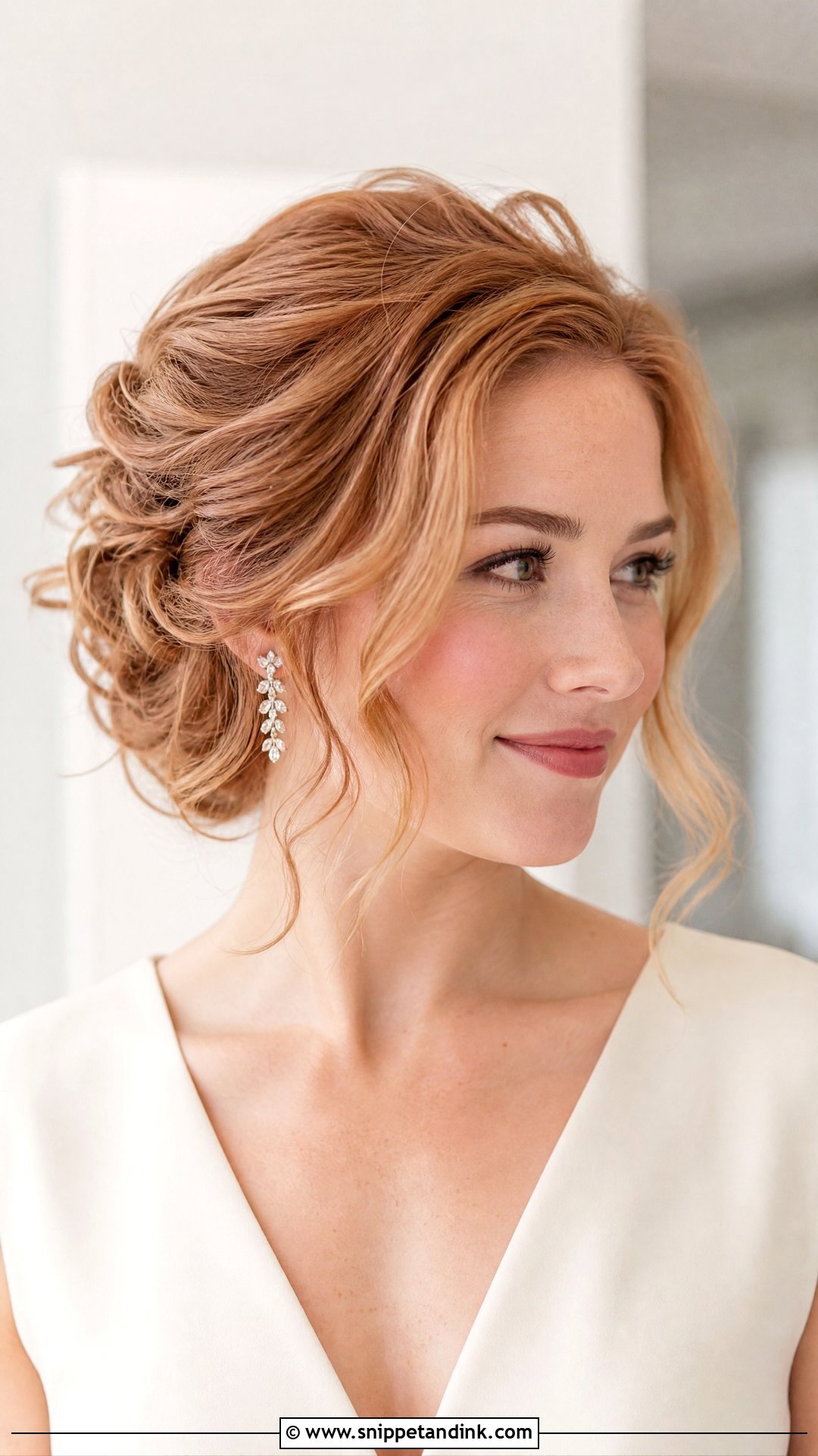Bride Messy Updo For Short Hair - Snippet and Ink - 15 Bride Messy Updo Hairstyles