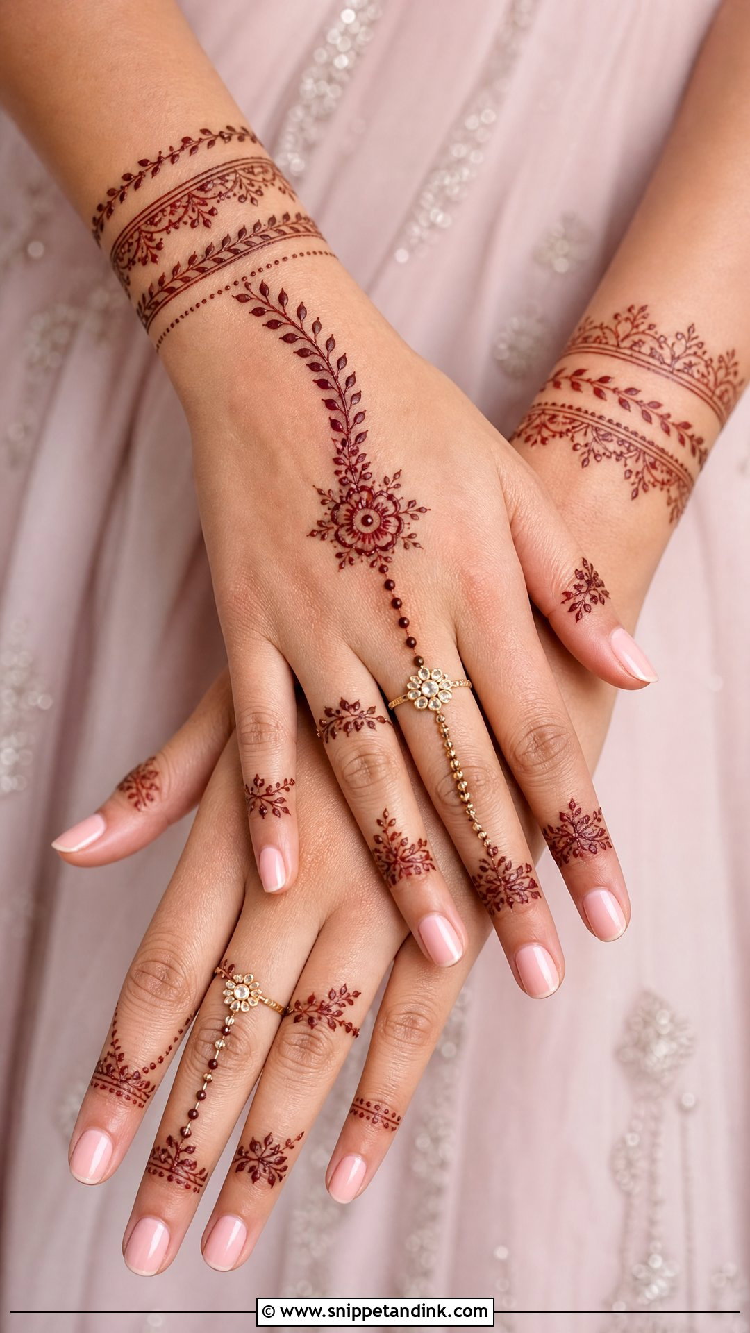 Bride Mother Bracelet Mehndi Design - Snippet and Ink - 20 Bride Mother Mehndi Designs