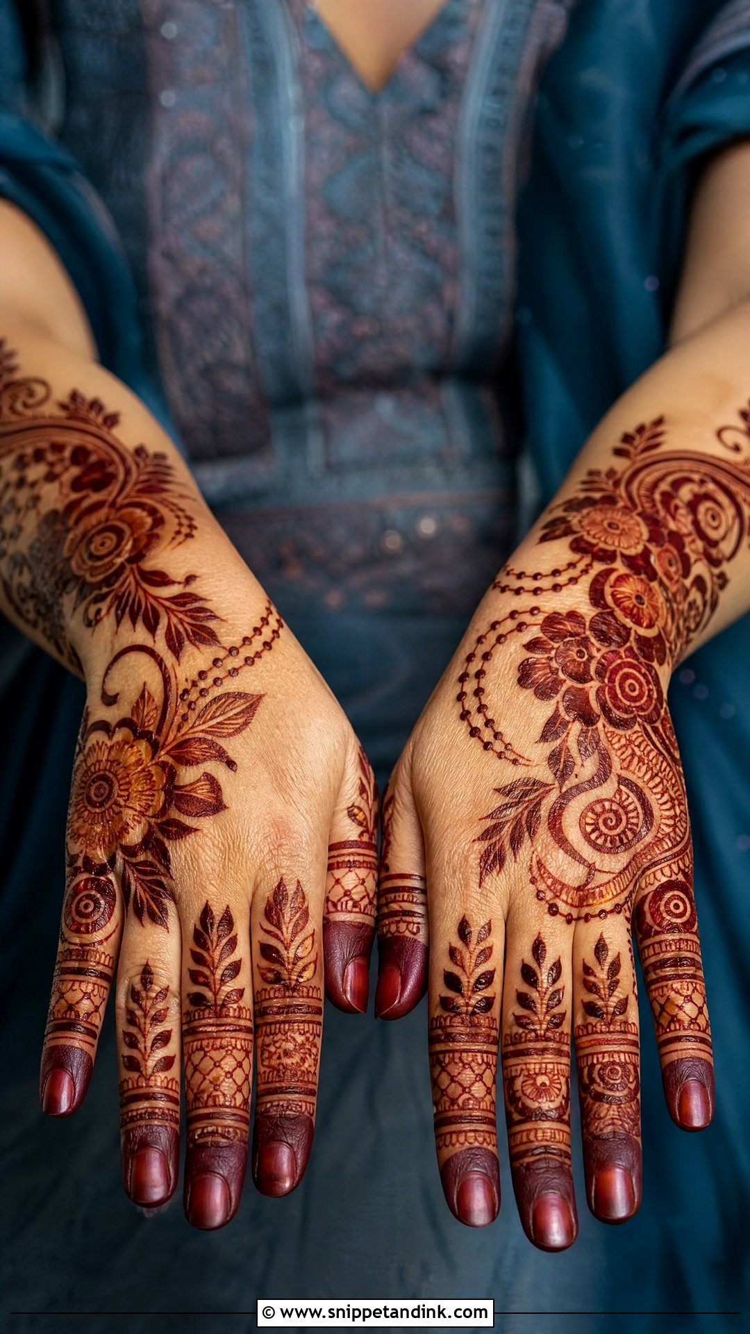 Bride Mother Indo Arabic Mehndi Design - Snippet and Ink - 20 Bride Mother Mehndi Designs