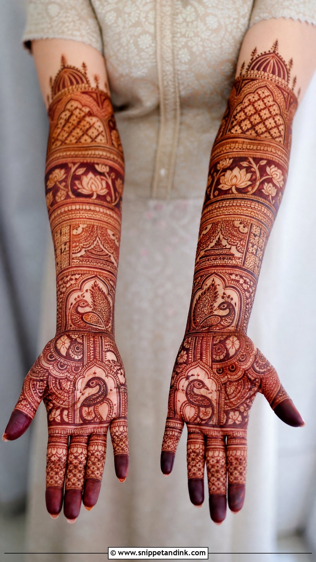 Bride Mother Rajasthani Mehndi Design - Snippet and Ink - 20 Bride Mother Mehndi Designs