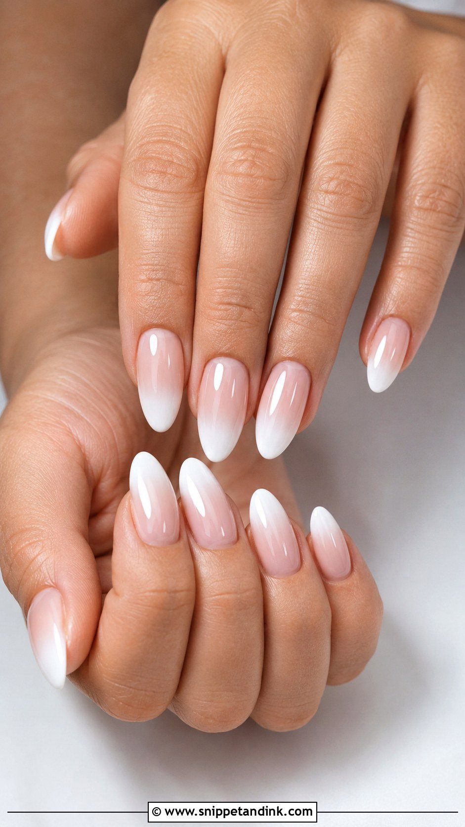 Bride Ombre Nails - Snippet and Ink - 20 Nail Art Design for Bride Ideas