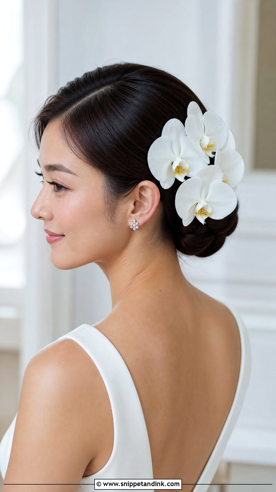 Bride Orchid Hair Flowers - Snippet and Ink - 15 Bride Flowers in Hair Ideas