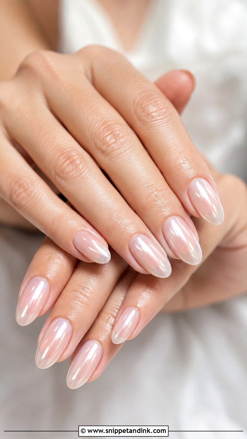 Bride Pearl Chrome Nails - Snippet and Ink - 20 Bride Nail Designs Wedding Manicure