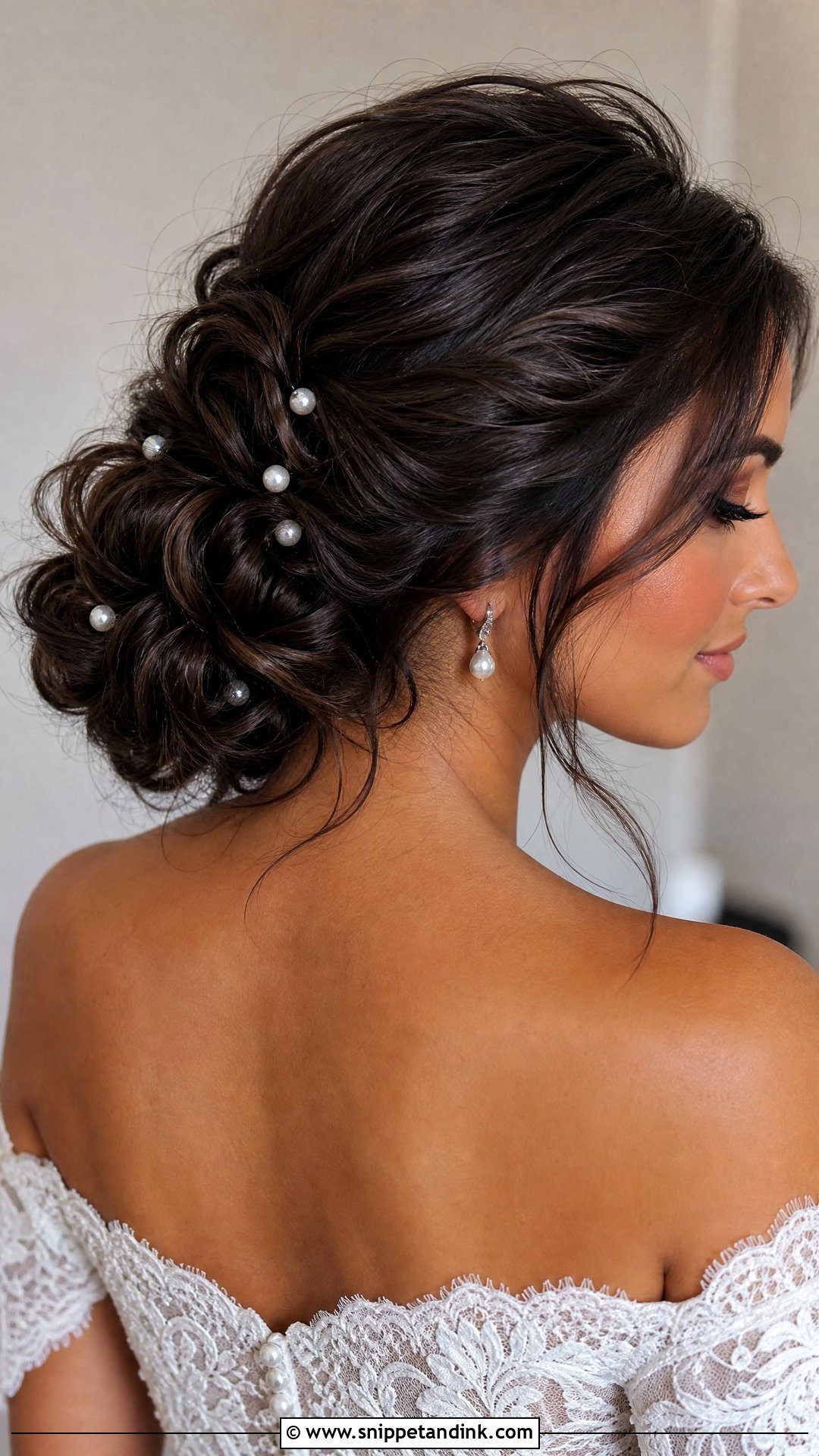 Bride Textured Bun For Long Hair - Snippet and Ink - 15 Bride Hairdos for Long Hair