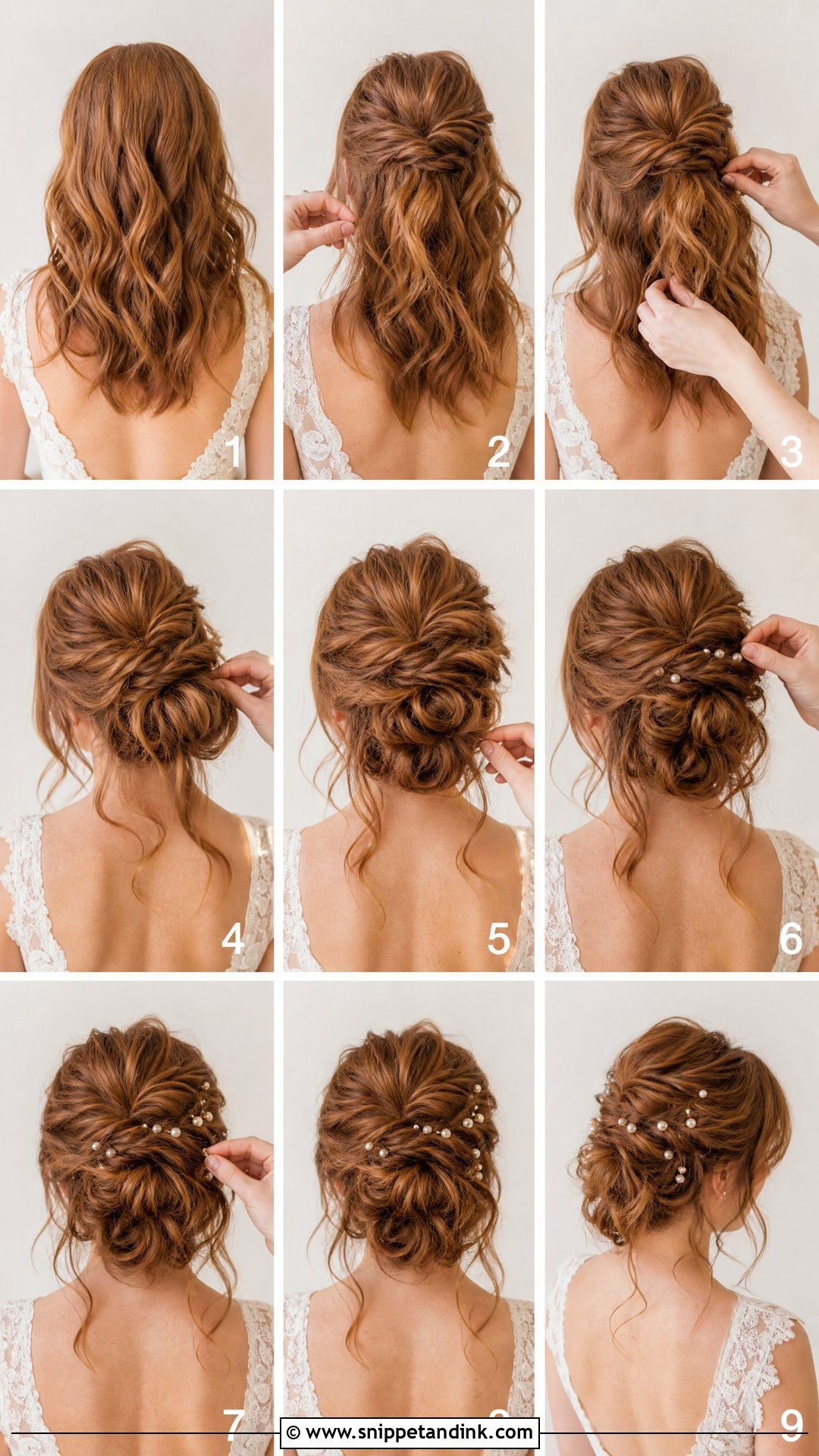 Bride Textured Updo Tutorial - Snippet and Ink - 15 Bride Hair Tutorial Ideas