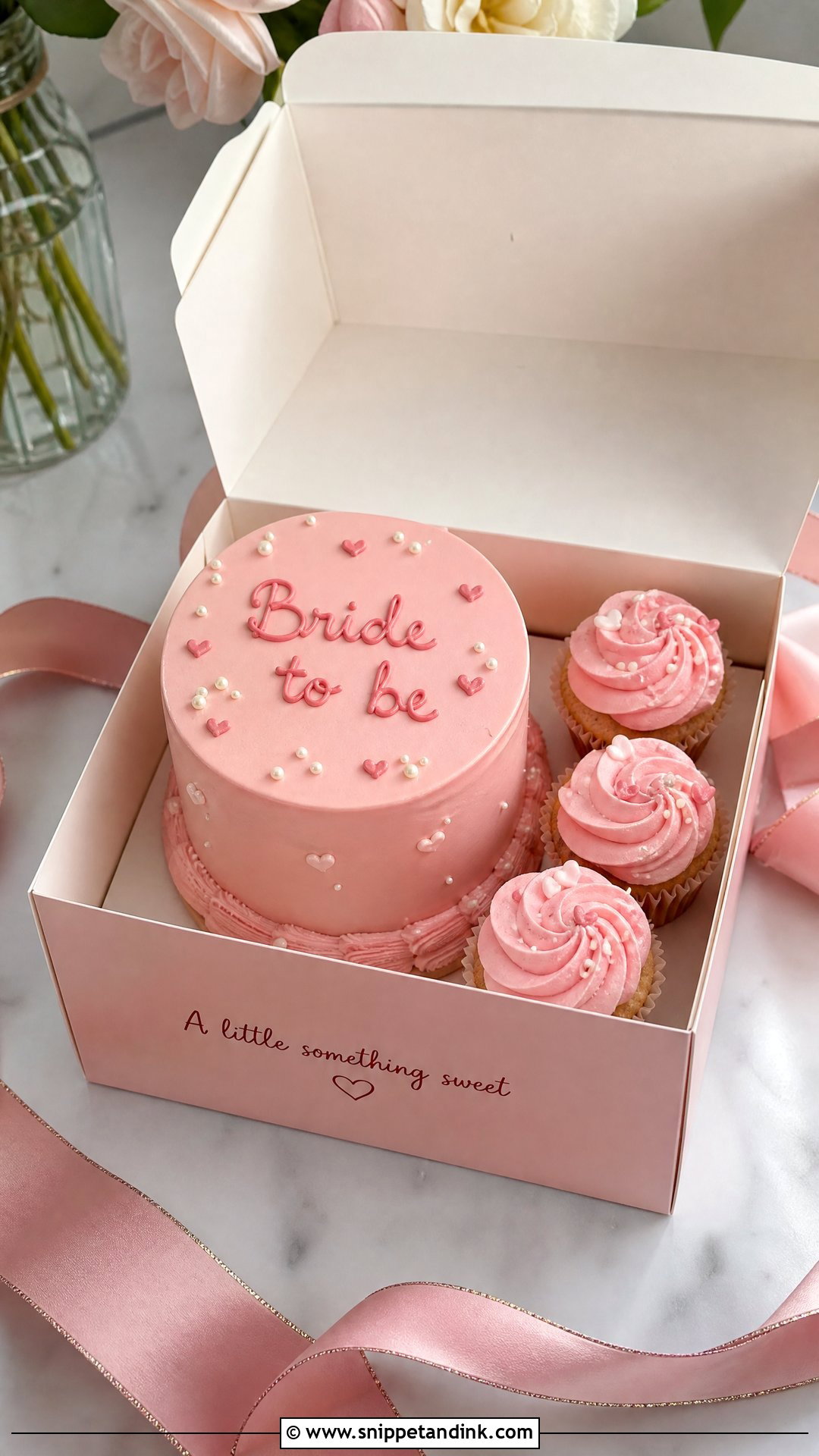 Bride To Be Bento Cake - Snippet and Ink - 35 Bride to Be Cake Ideas