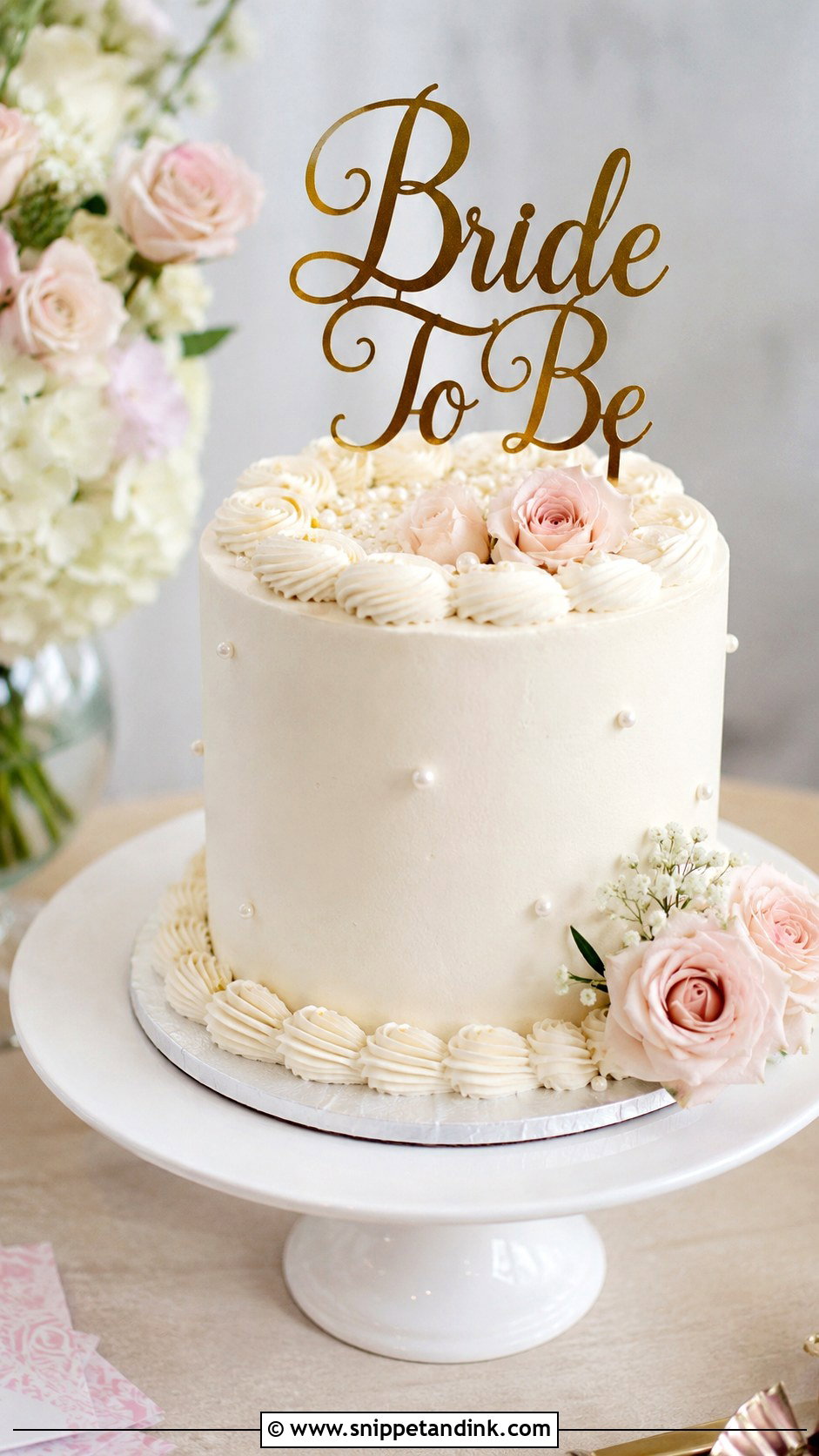 Bride To Be Cake - Snippet and Ink - 20 Bride Cake Ideas