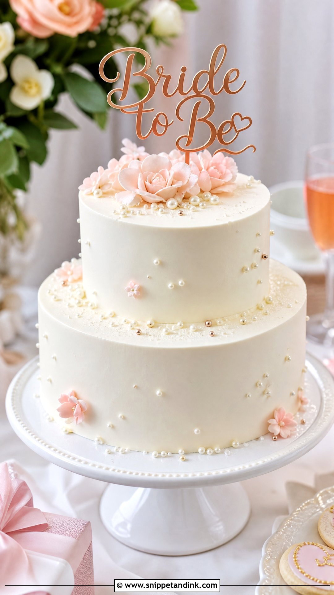 Bride To Be Cake - Snippet and Ink - 25 Bride Cake Ideas