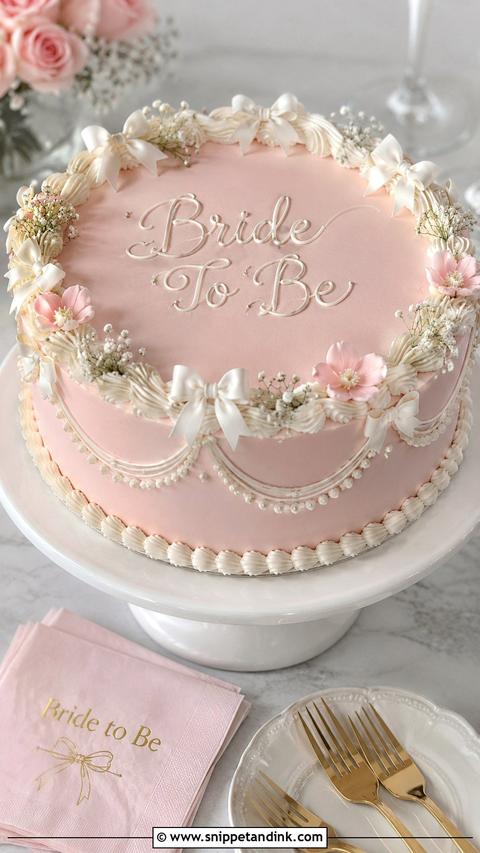 Bride To Be Cake - Snippet and Ink - 25 Let Them Eat Cake Bachelorette Ideas for Wedding