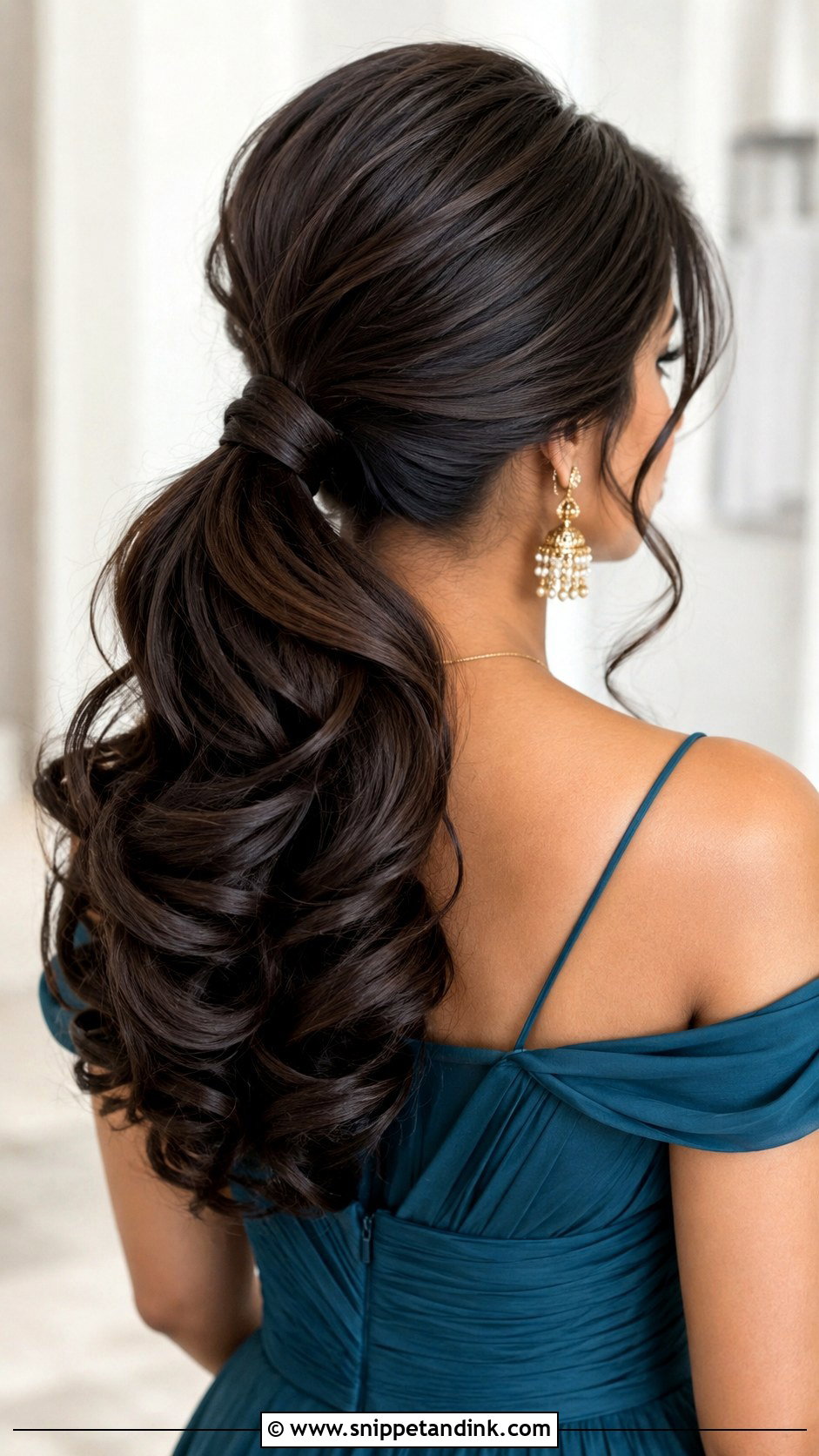 Bridesmaid Blowout Ponytail - Snippet and Ink - 20 Bridesmaid Blowout Hairstyles