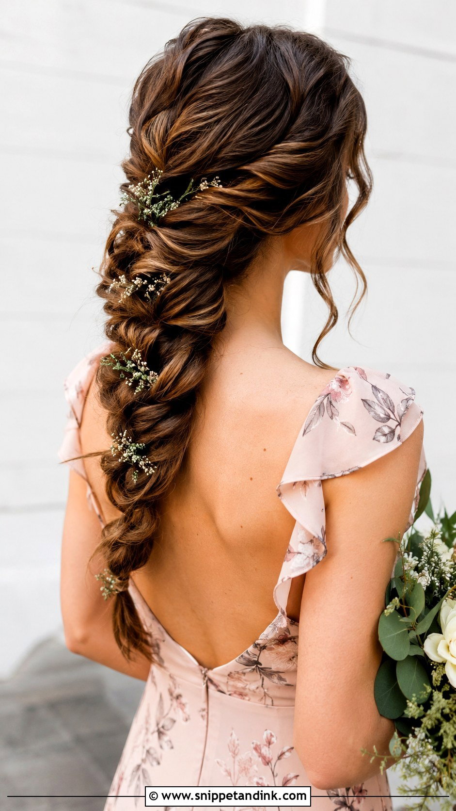 Bridesmaid Boho Braid - Snippet and Ink - 25 Hair for Bridesmaids Ideas