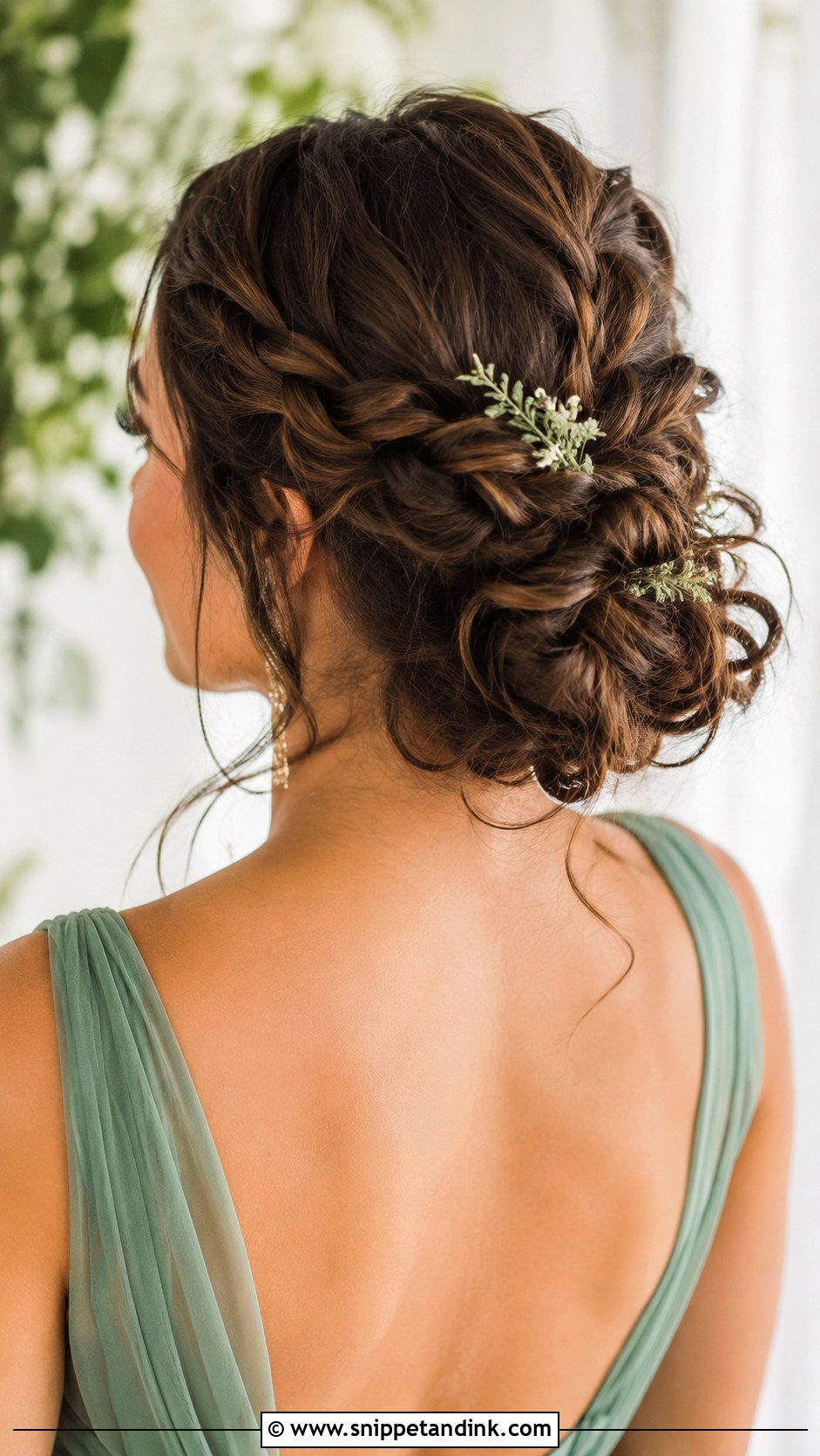 Bridesmaid Boho Braided Updo - Snippet and Ink - 20 Bridesmaid Braided Hairstyles