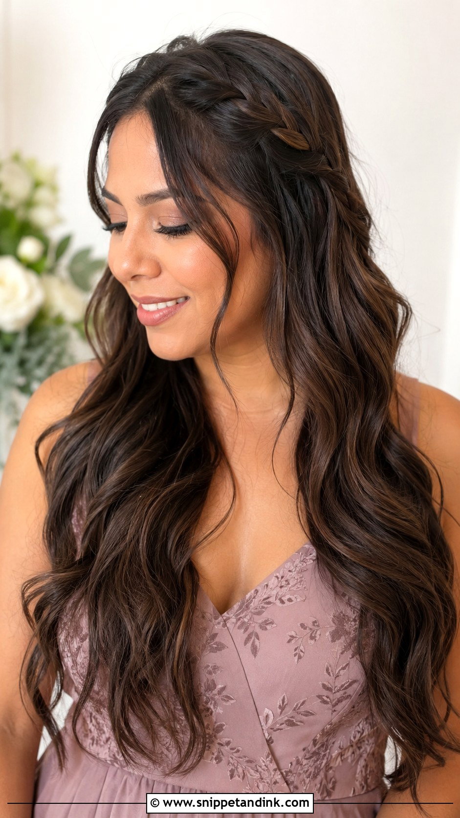 Bridesmaid Boho Waves With Extensions - Snippet and Ink - 20 Bridesmaid Hairstyles with Extensions
