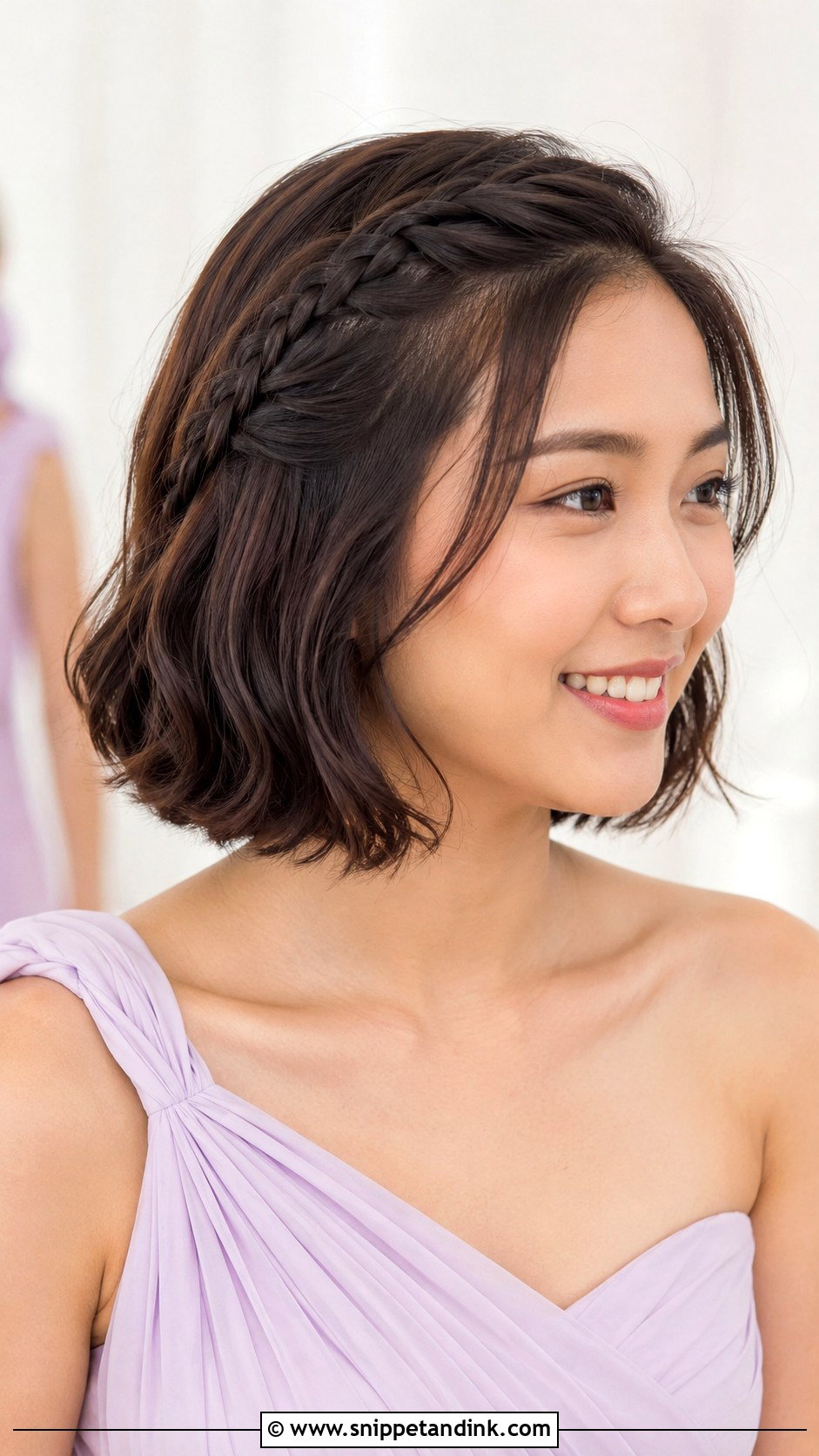 Bridesmaid Braided Bob - Snippet and Ink - 20 Bridesmaid Braided Hairstyles