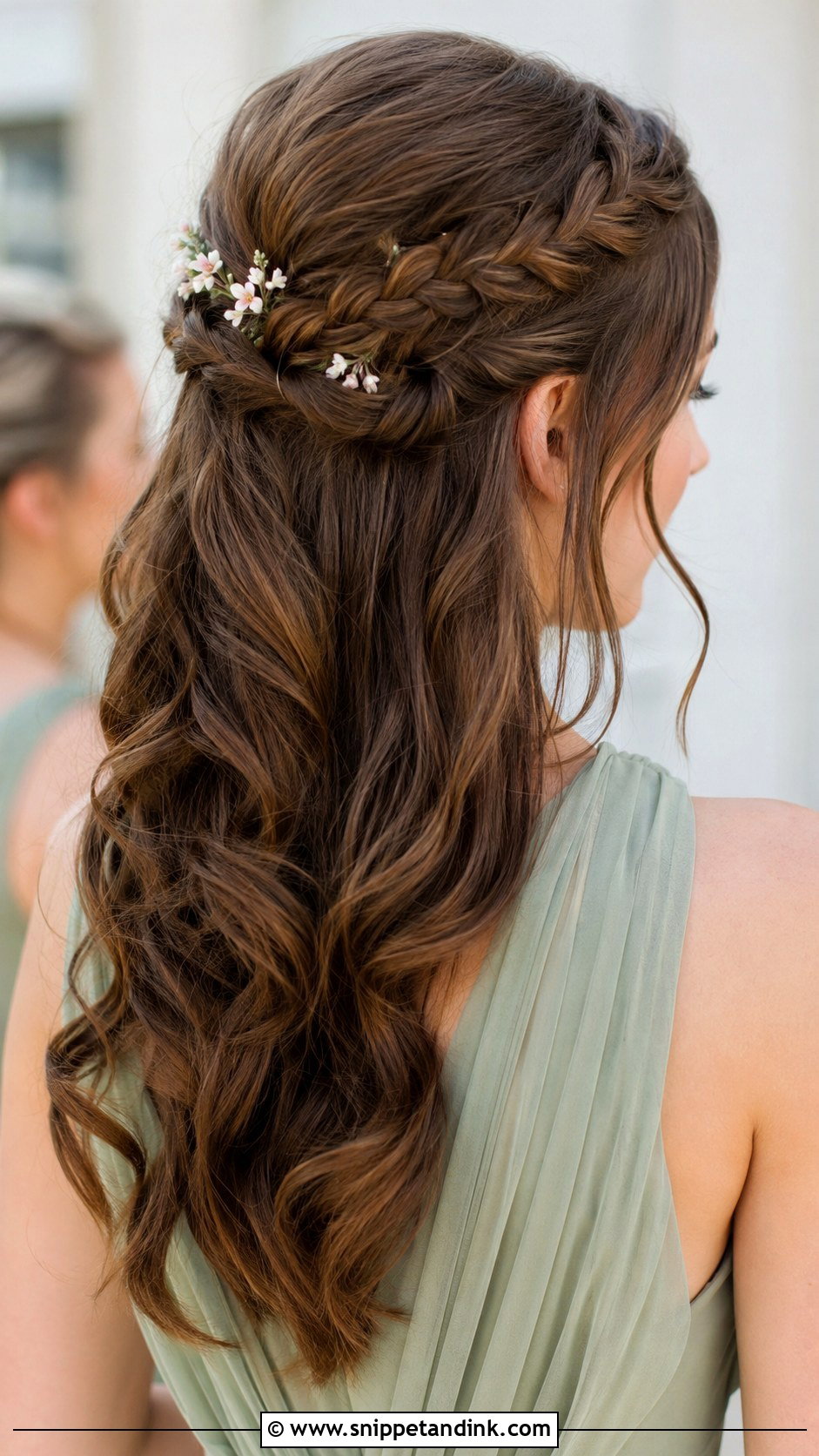 Bridesmaid Braided Half Up Tutorial - Snippet and Ink - 20 Bridesmaid Hairstyles Tutorial