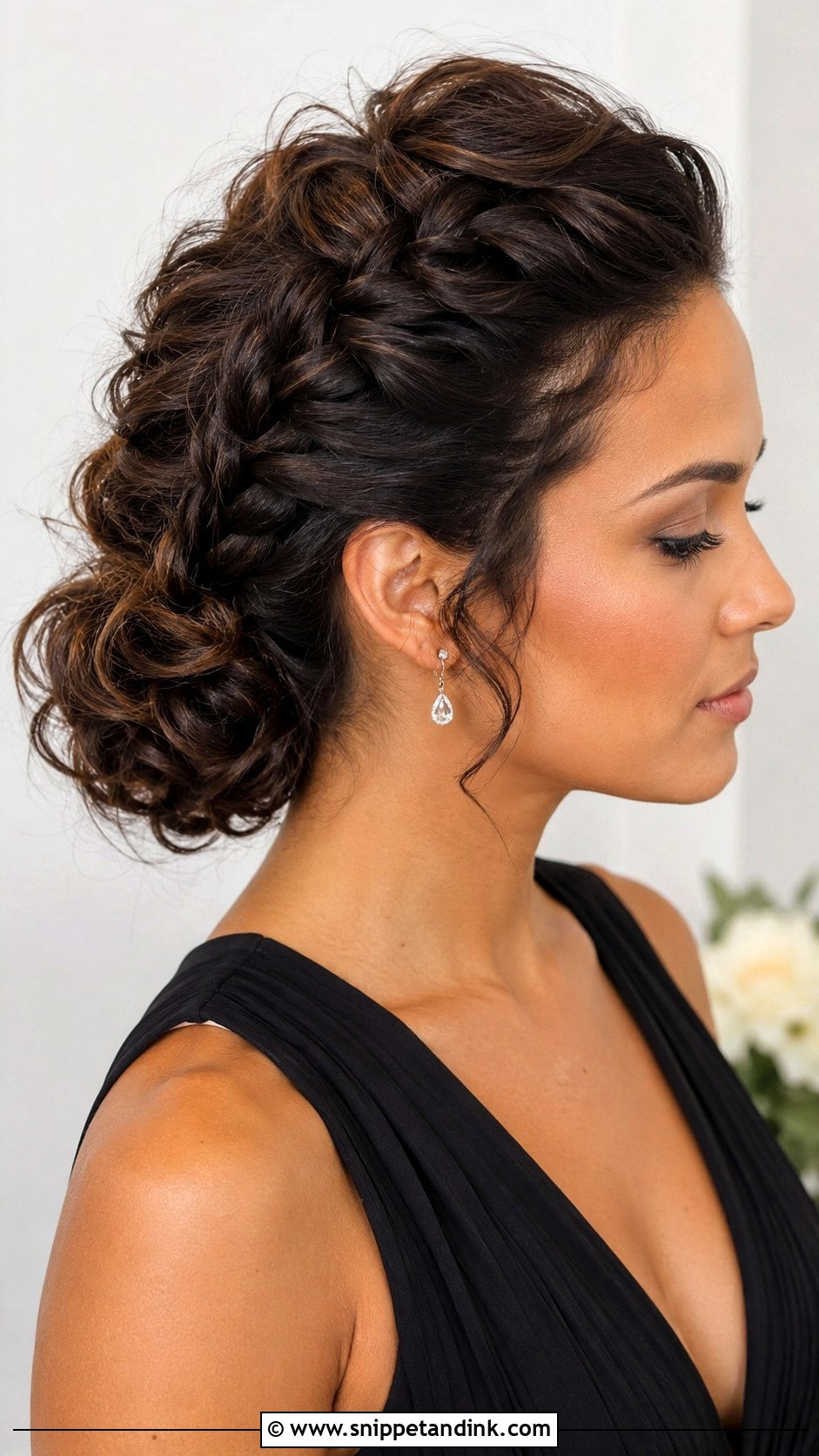 Bridesmaid Braided Mohawk Updo - Snippet and Ink - 25 Bridesmaid Braid Hairstyles