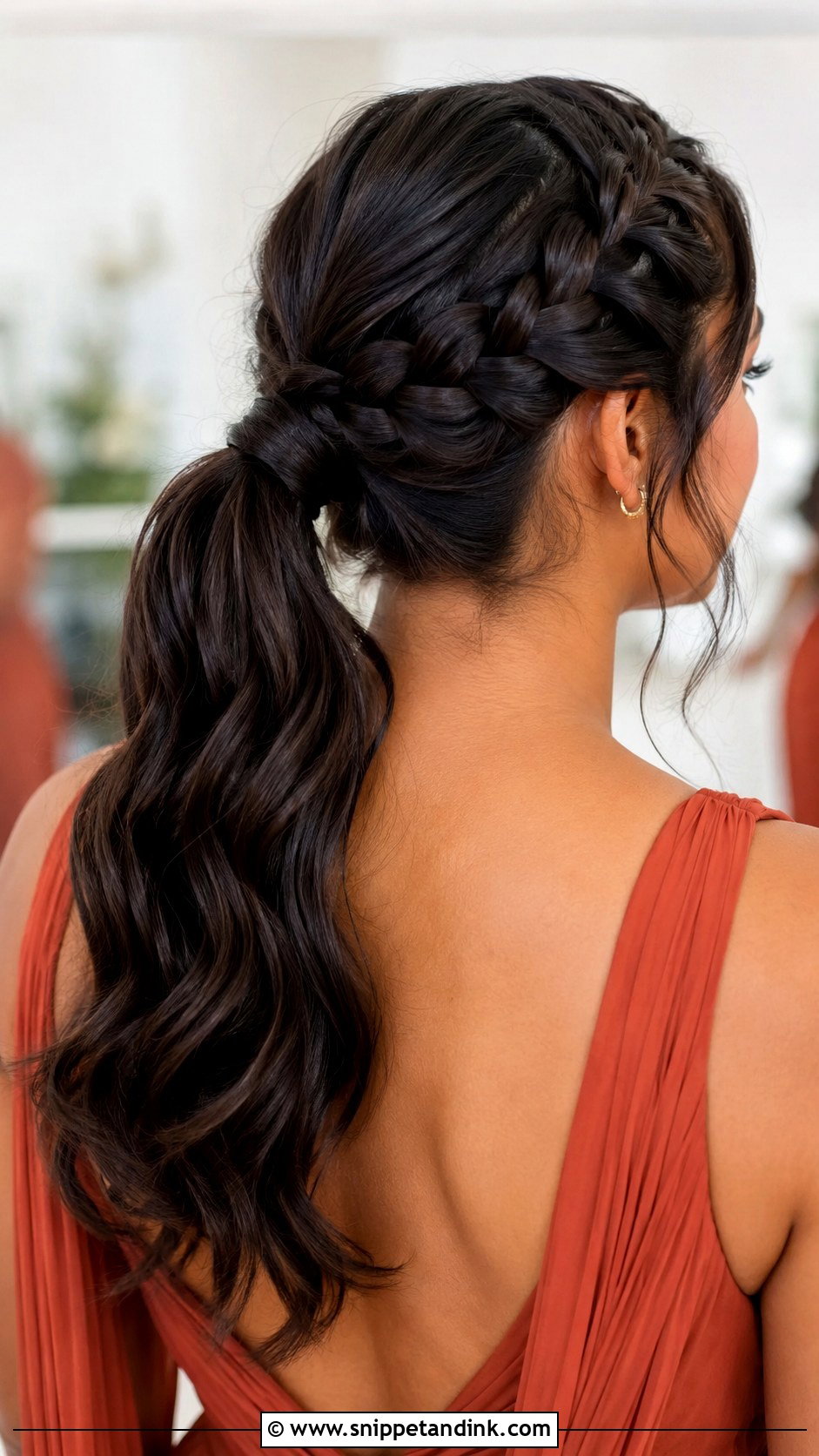 Bridesmaid Braided Ponytail - Snippet and Ink - 20 Bridesmaid Braided Hairstyles