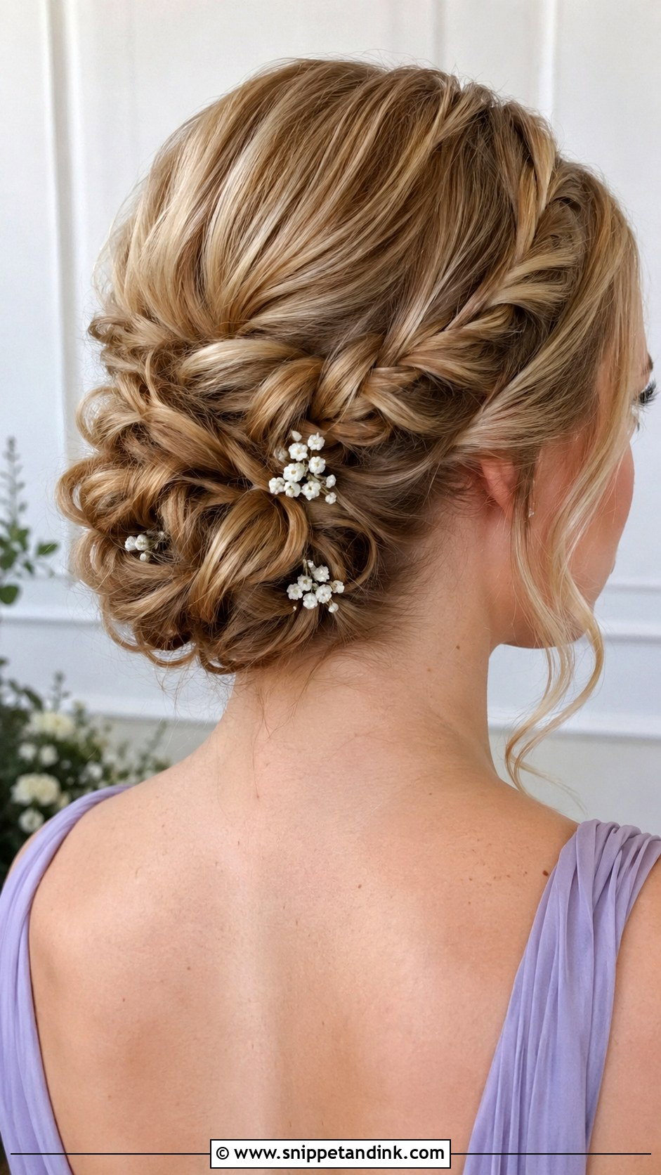 Bridesmaid Braided Updo Hairstyle - Snippet and Ink - 20 Braidsmaid Hairstyles