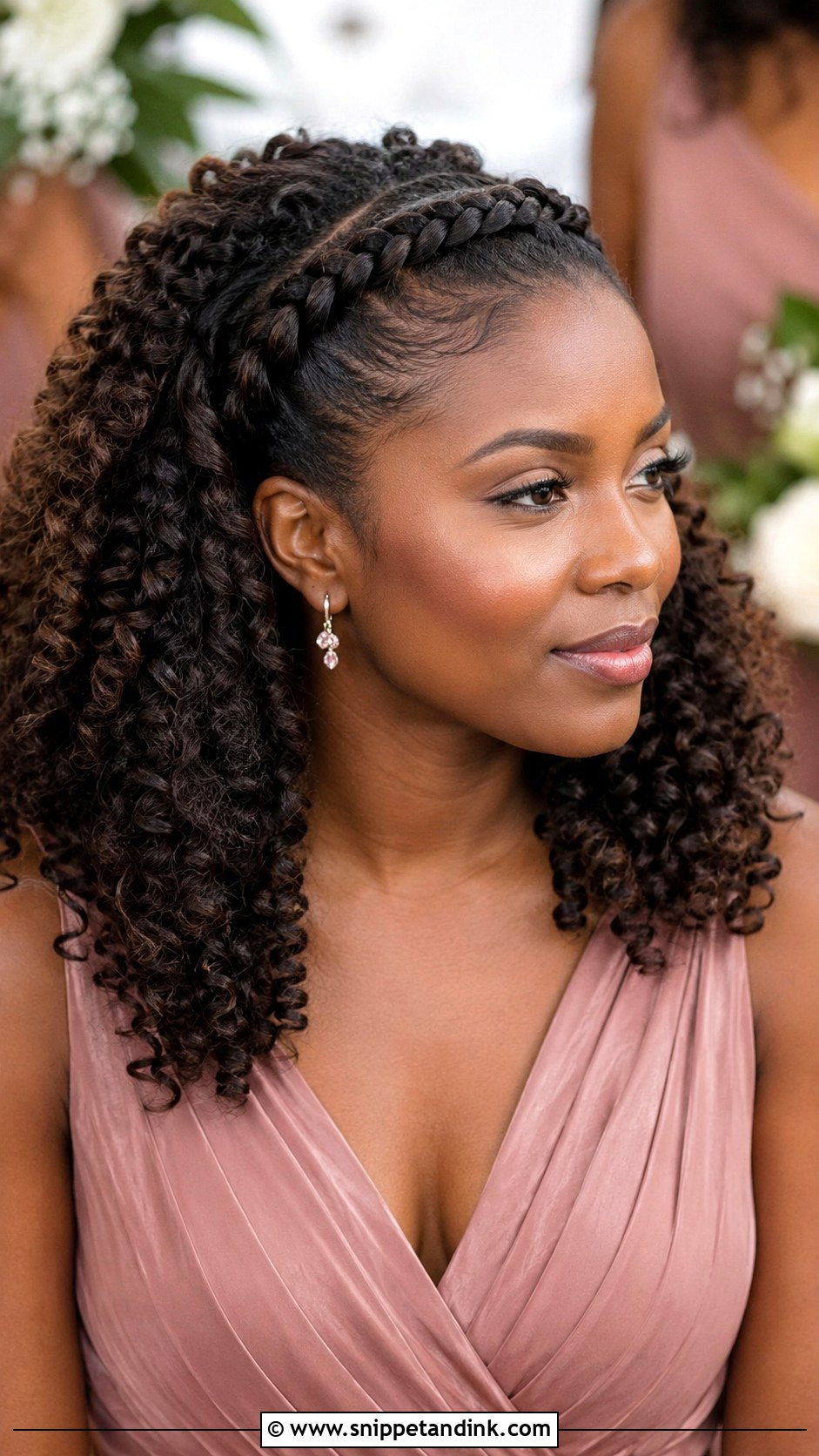 Bridesmaid Braids For Curly Hair - Snippet and Ink - 20 Bridesmaid Hairstyles Braids