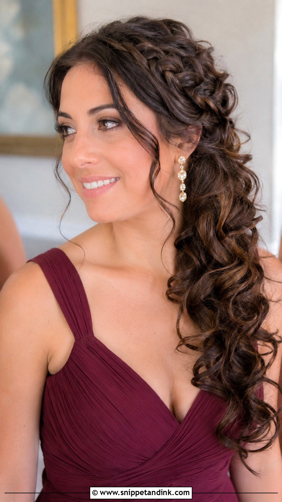 Bridesmaid Braids With Curls - Snippet and Ink - 20 Bridesmaid Hairstyles Braids