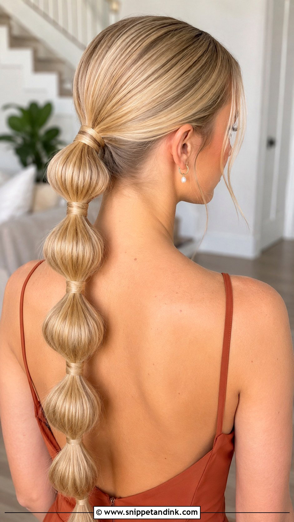 Bridesmaid Bubble Ponytail - Snippet and Ink - 20 Bridesmaids Hair Styles