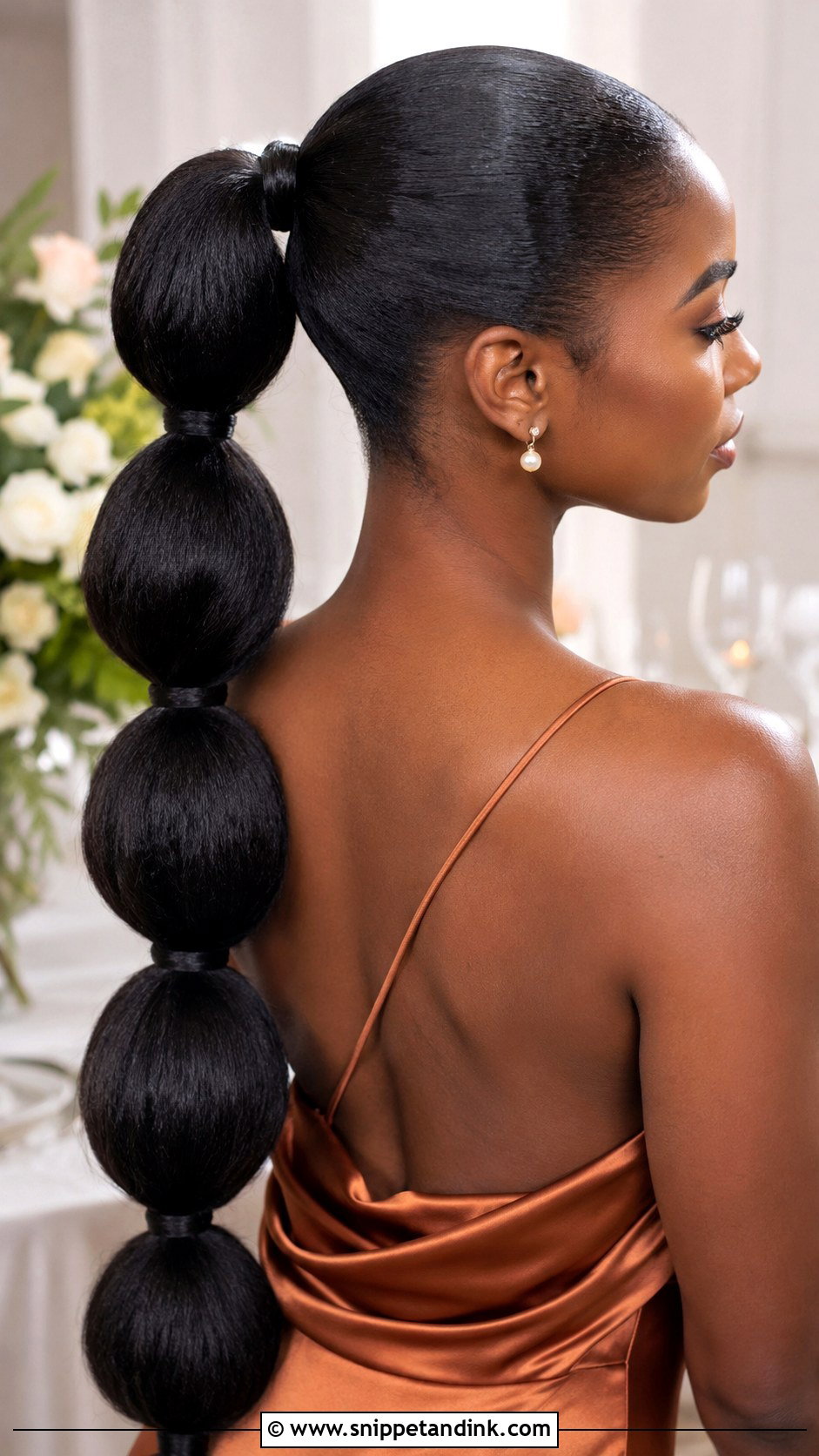 Bridesmaid Bubble Ponytail - Snippet and Ink - 20 Hairstyles for Wedding Bridesmaid