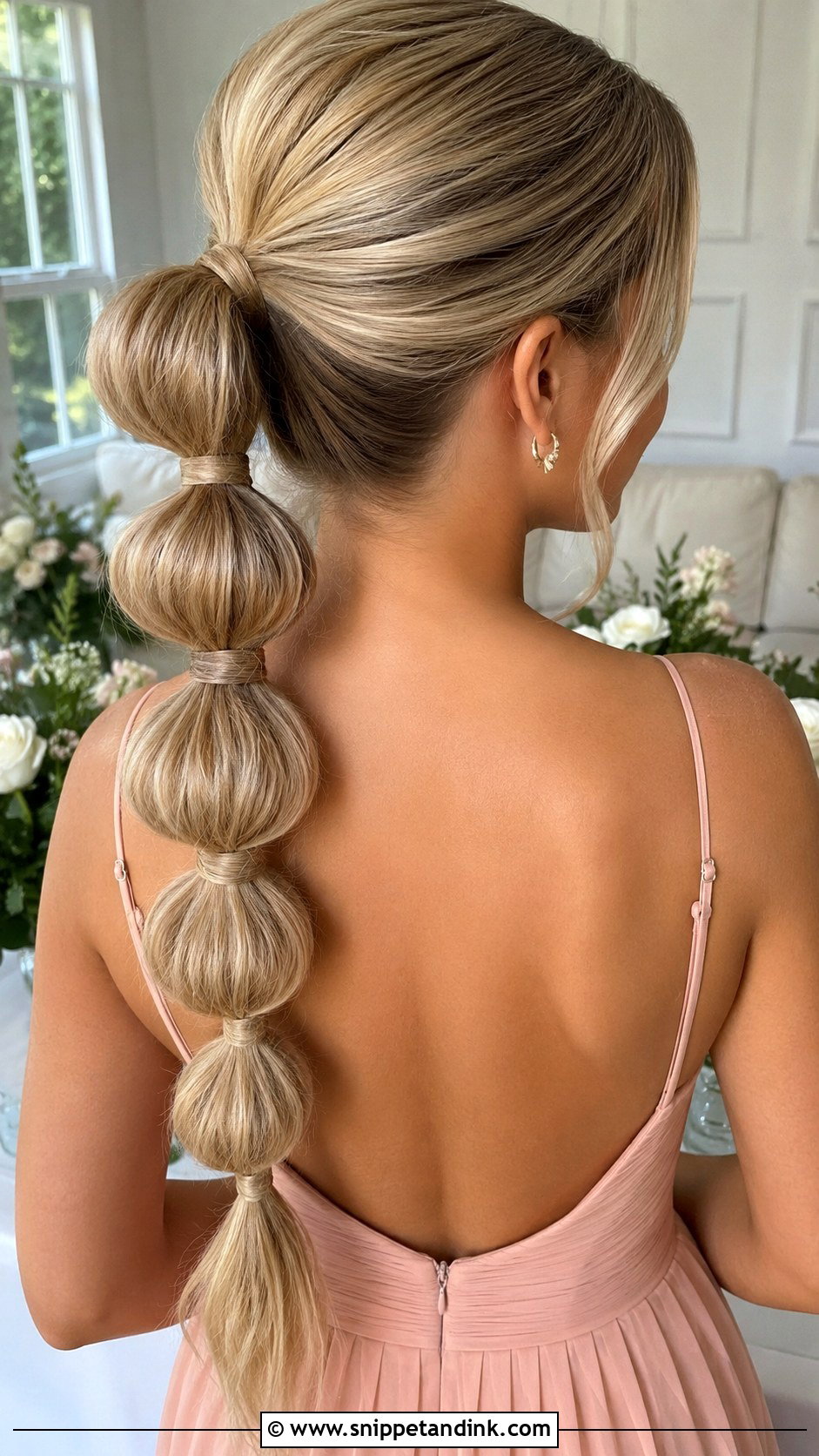 Bridesmaid Bubble Ponytail - Snippet and Ink - 20 Wedding Bridesmaid Hairdo Ideas