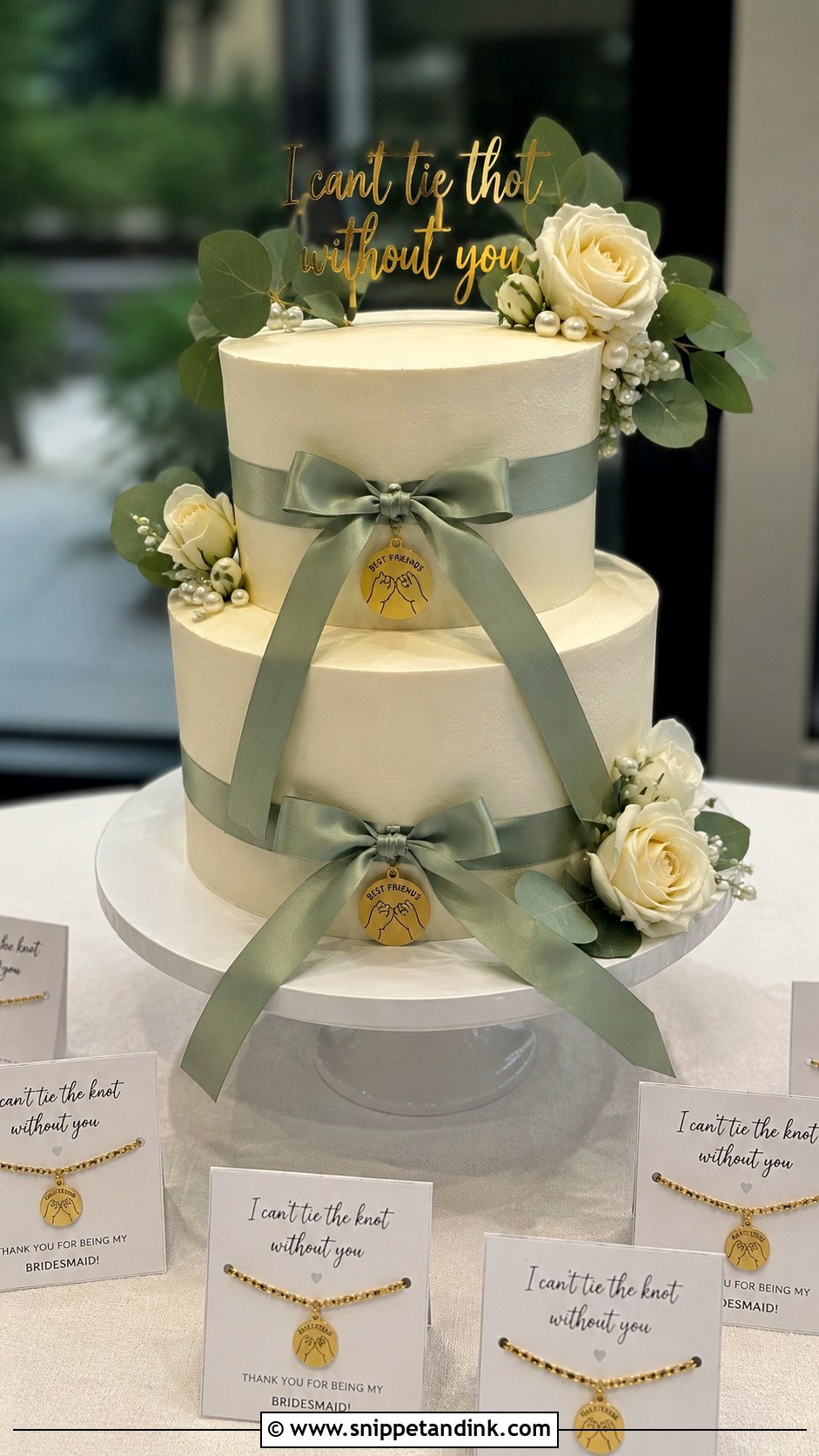 Bridesmaid Cake Pull - Snippet and Ink - 20 Wedding Cake Pulls