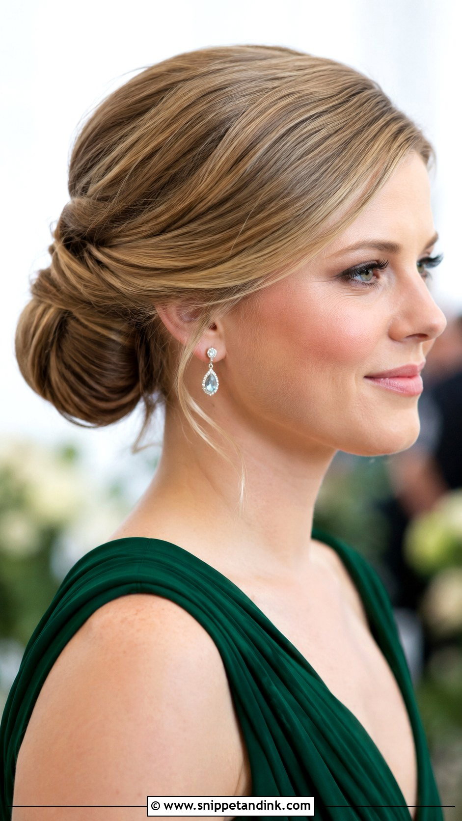 Bridesmaid Chignon - Snippet and Ink - 20 Hairstyles for Wedding Bridesmaid