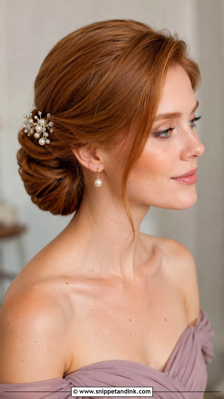 Bridesmaid Chignon - Snippet and Ink - 25 Bridesmaid Hair Up Ideas