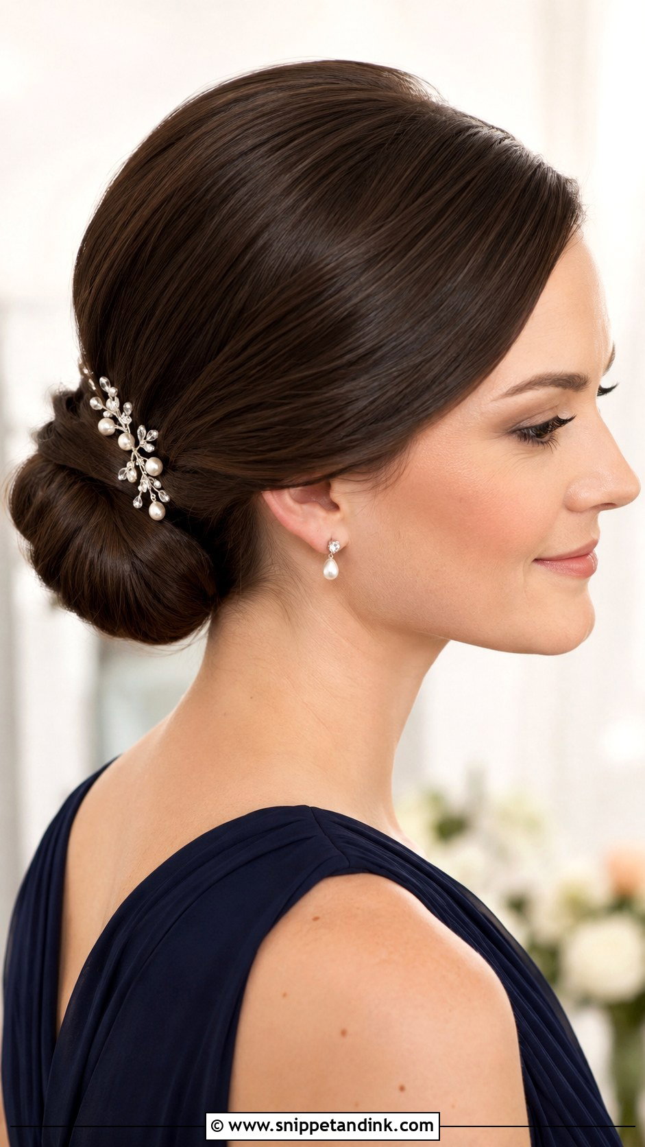 Bridesmaid Chignon Hairstyle - Snippet and Ink - 20 Braidsmaid Hairstyles