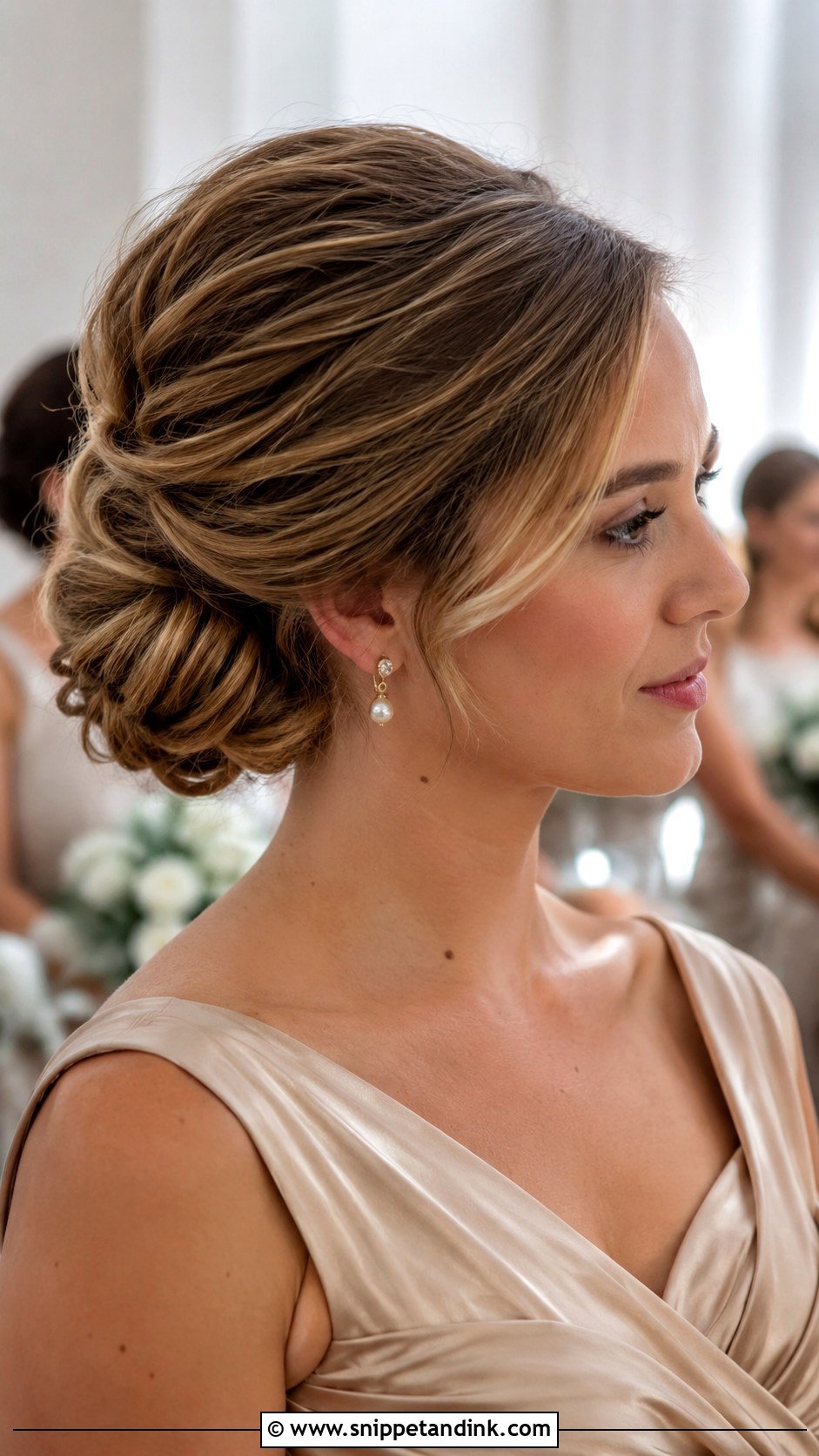 Bridesmaid Chignon Updo - Snippet and Ink - 20 Wedding Bridesmaid Hairstyles Updo