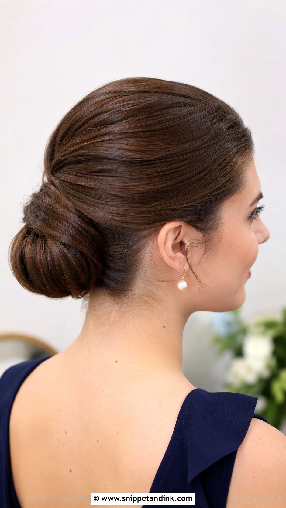 Bridesmaid Chignon Updo - Snippet and Ink - 20 Bridesmaid Hairstyles Up