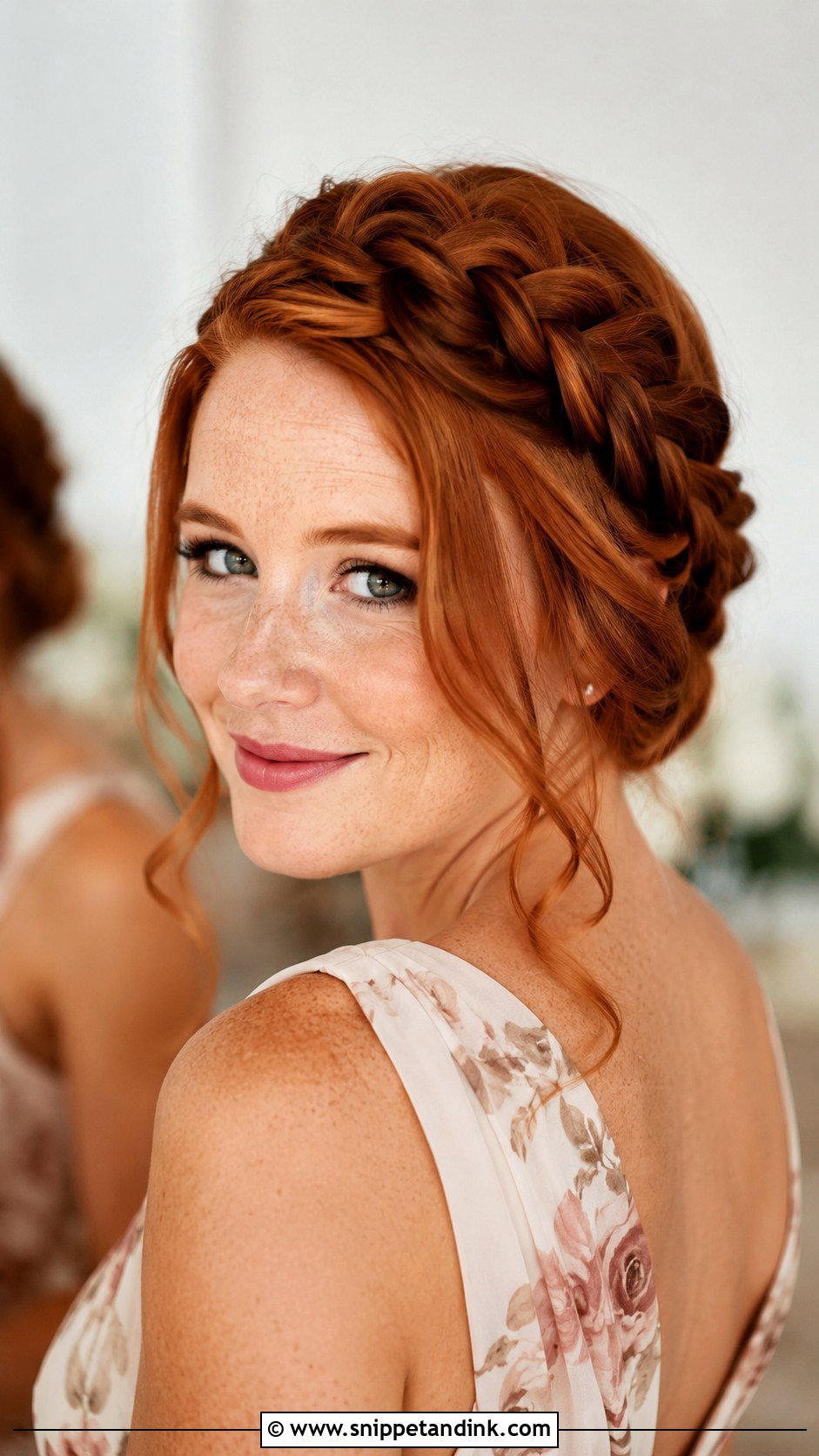 Bridesmaid Crown Braid - Snippet and Ink - 20 Bridesmaids Hair Styles