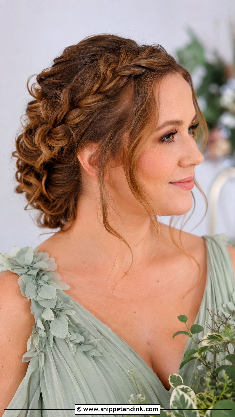 Bridesmaid Crown Braid Updo - Snippet and Ink - 20 Bridesmaid Hairstyles Up