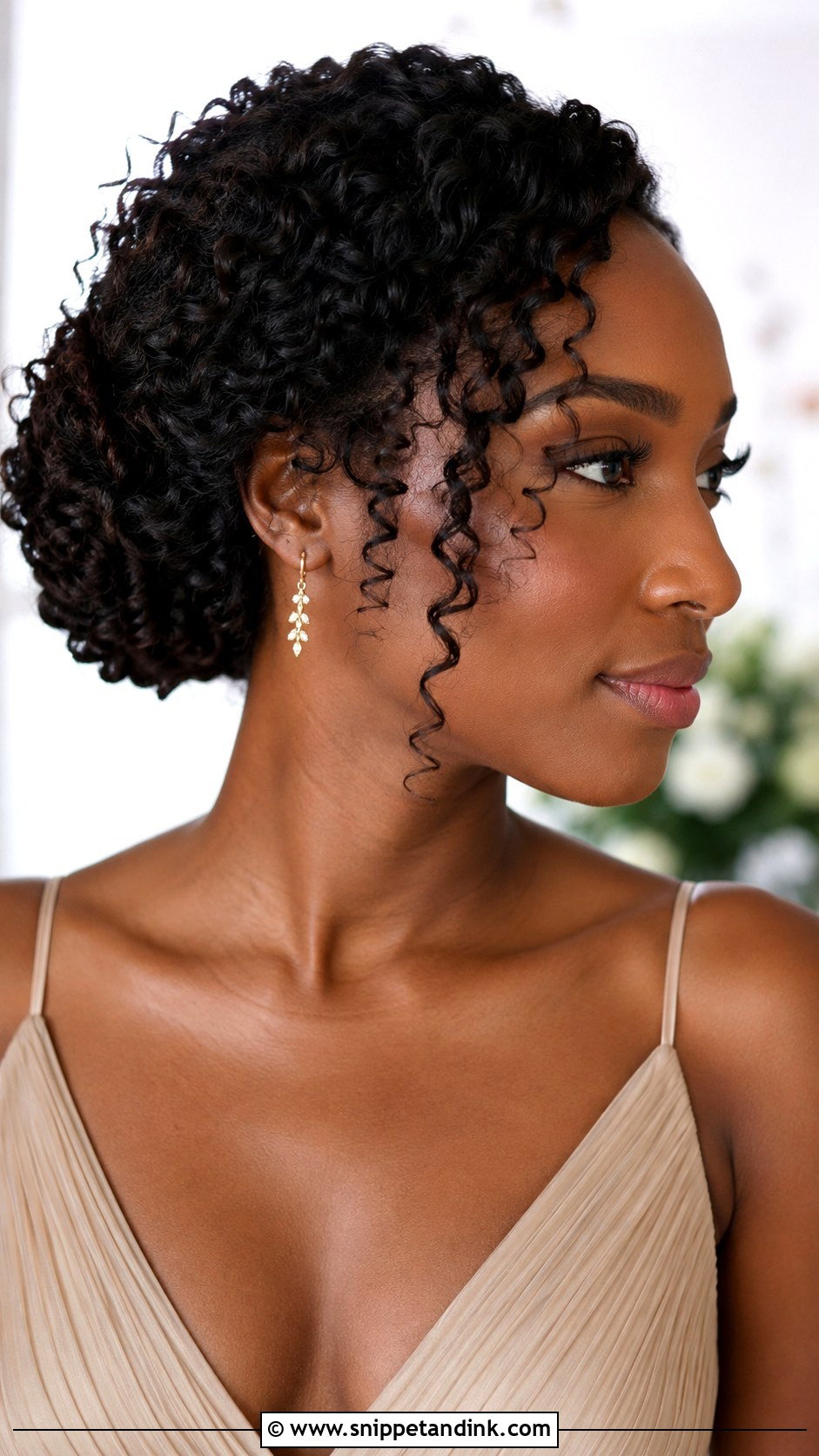 Bridesmaid Curly Updo - Snippet and Ink - 35 Bridesmaids Hairstyles