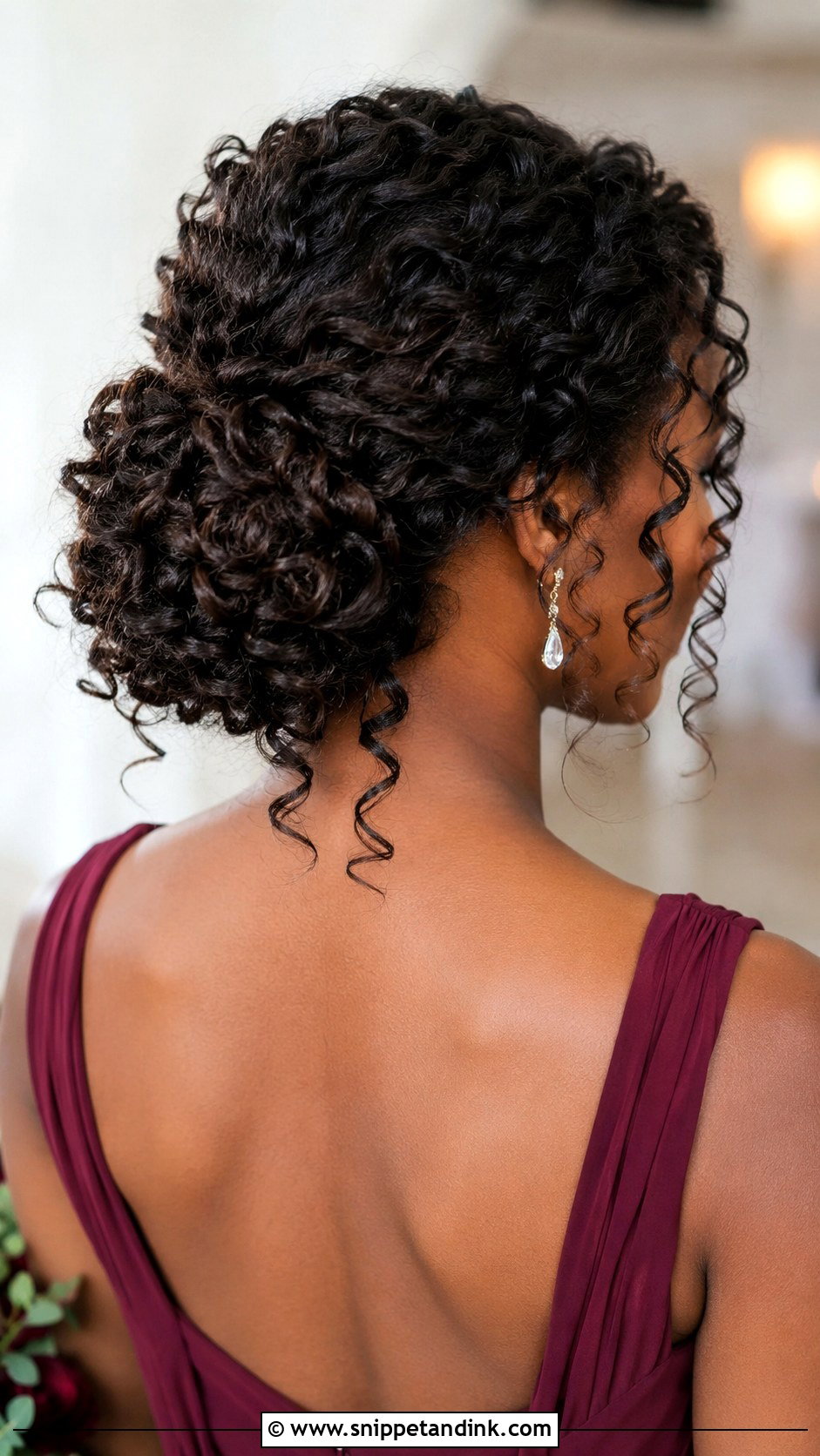 Bridesmaid Curly Updo For Long Hair - Snippet and Ink - 20 Bridesmaids Hairstyles for Long Hair