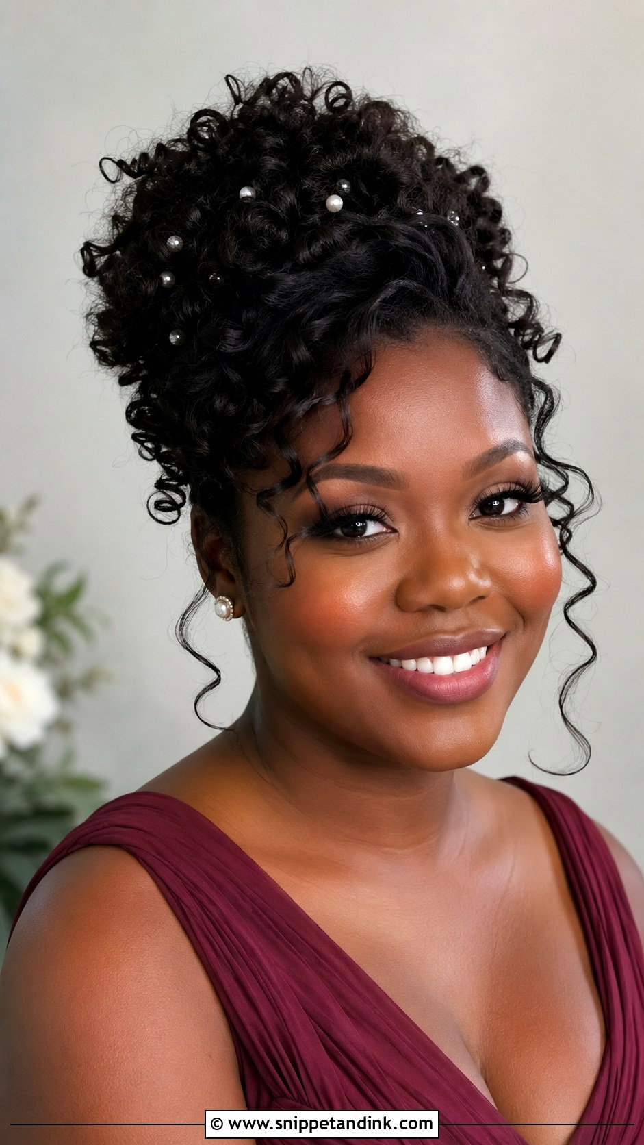 Bridesmaid Curly Updo For Round Face - Snippet and Ink - 20 Bridesmaid Hairstyles Round Face