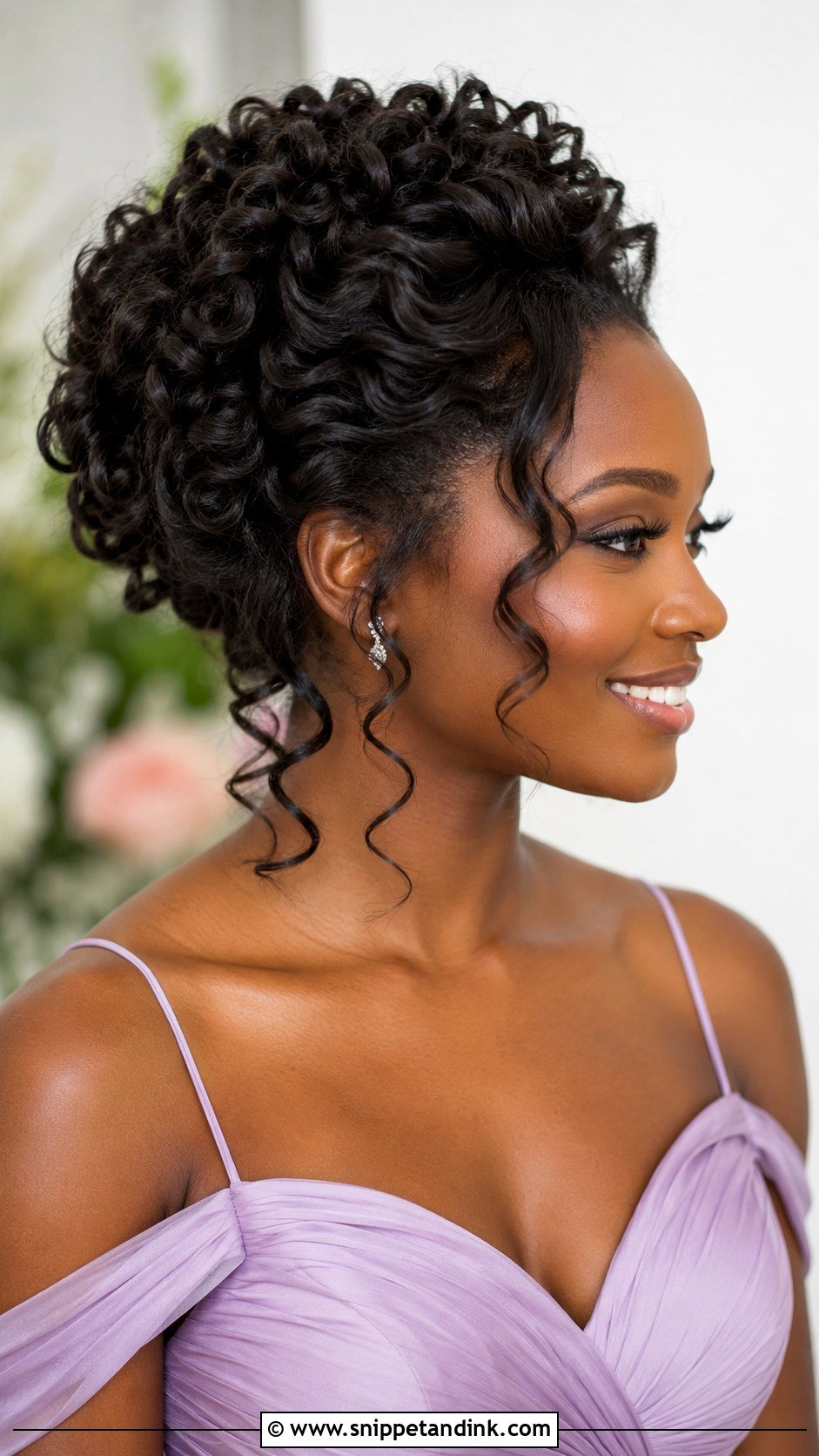 Bridesmaid Curly Updo - Snippet and Ink - 20 Bridesmaid Hairstyles Up