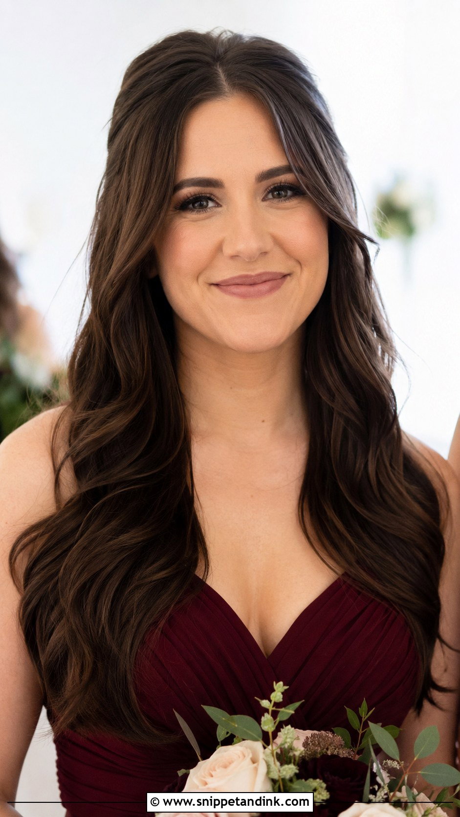 Bridesmaid Down Hair With Face Framing Layers - Snippet and Ink - 30 Bridesmaid Hairstyles Down