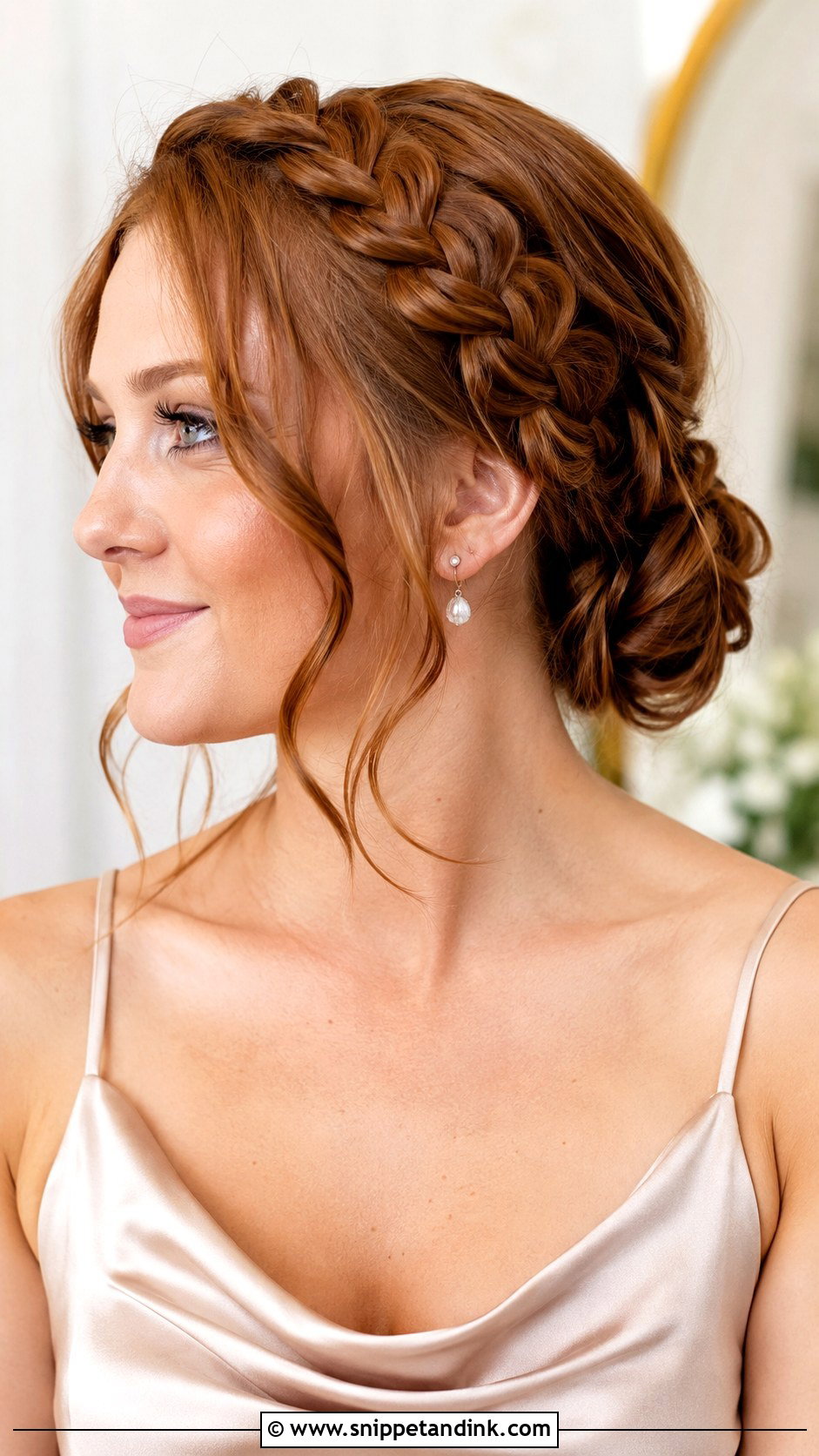 Bridesmaid Dutch Braid Updo - Snippet and Ink - 20 Bridesmaid Braided Hairstyles
