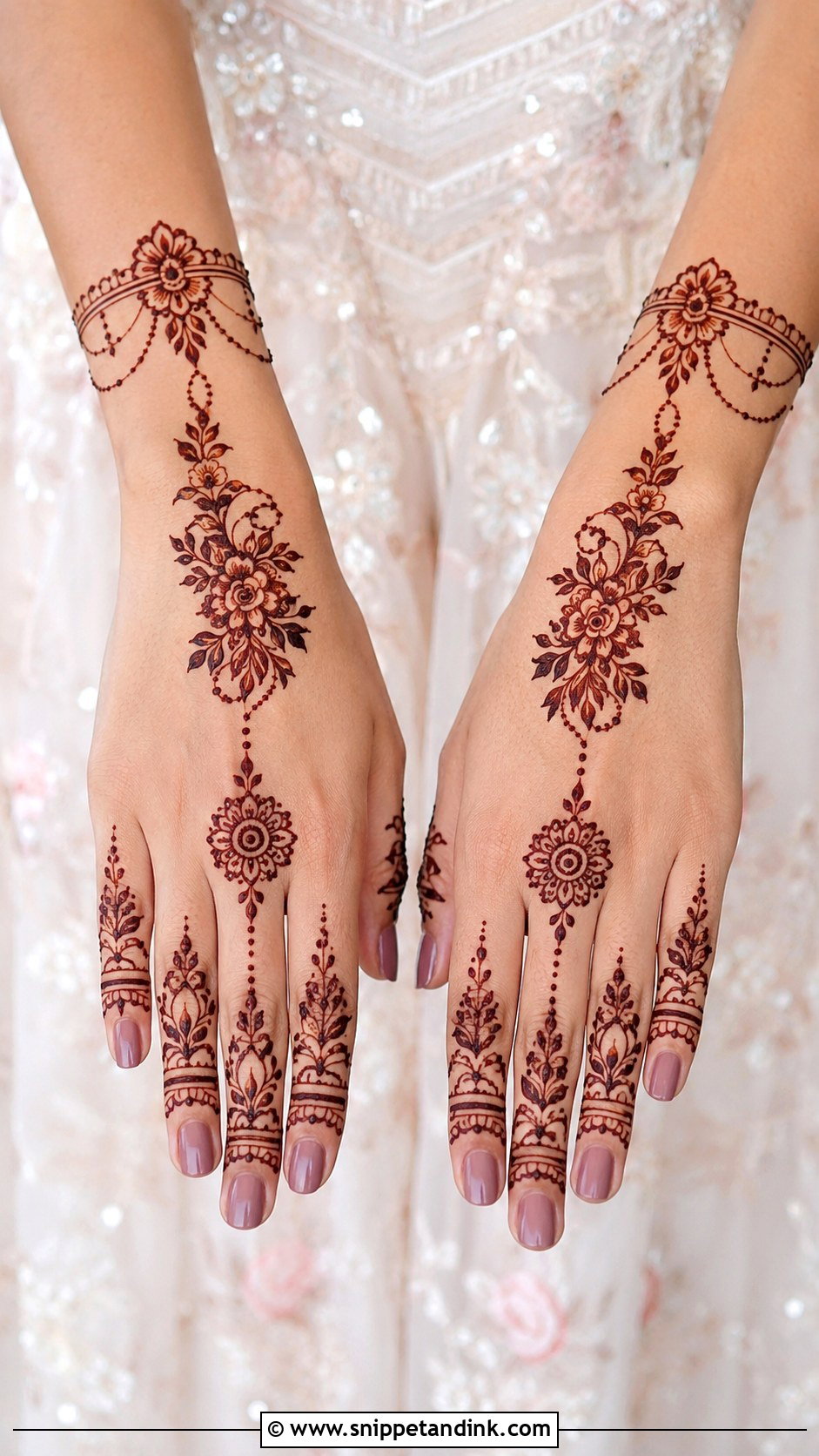 Bridesmaid Fancy Mehndi Design - Snippet and Ink - 35 Fancy Mehndi Designs
