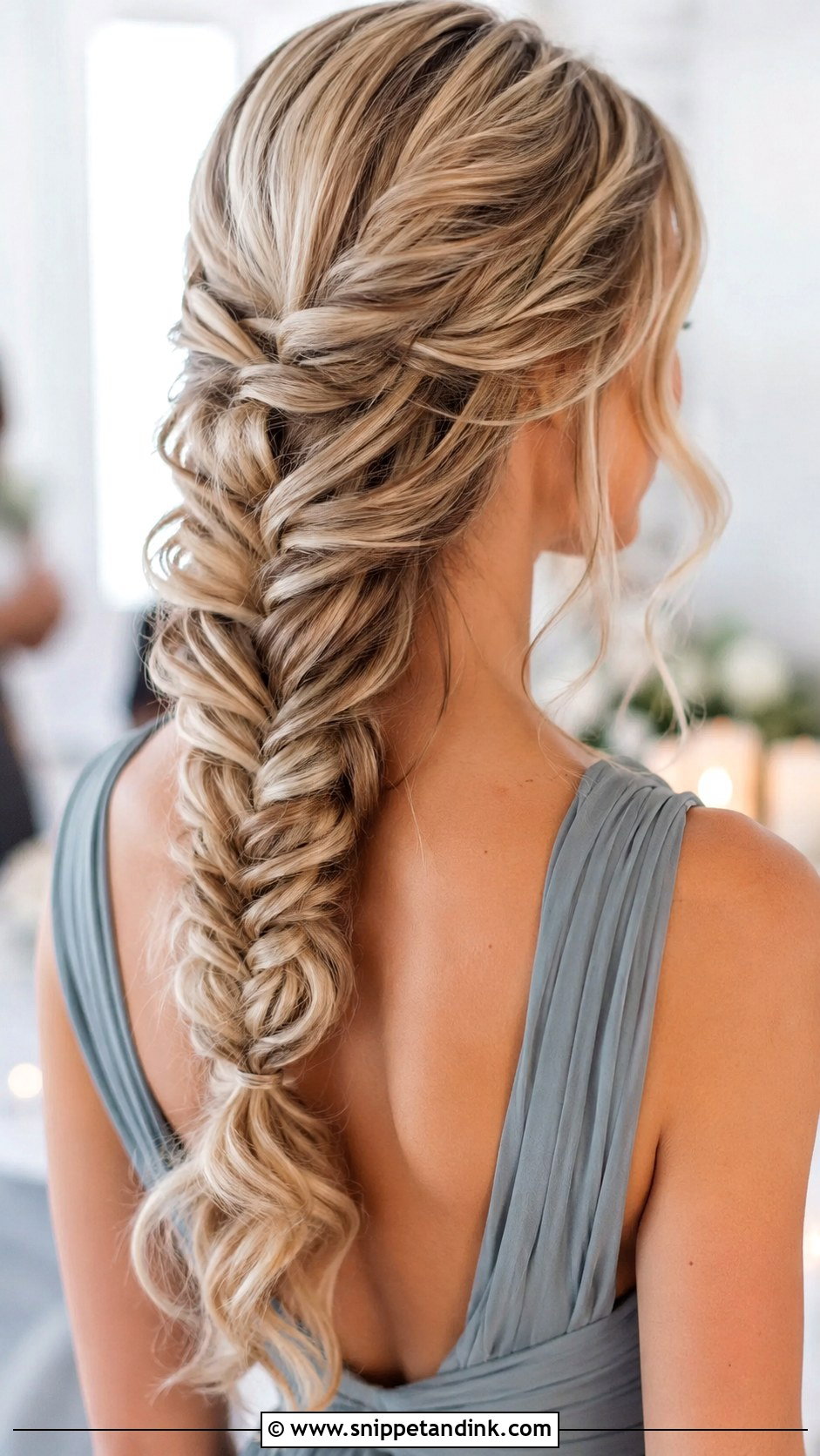 Bridesmaid Fishtail Braid - Snippet and Ink - 20 Hairstyles for Wedding Bridesmaid