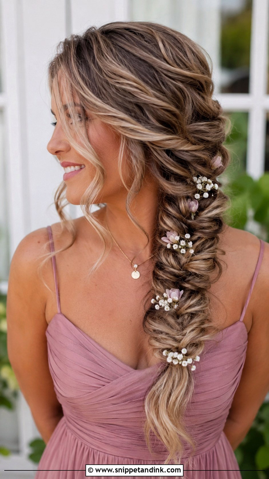 Bridesmaid Fishtail Braid Hairstyle - Snippet and Ink - 20 Braidsmaid Hairstyles
